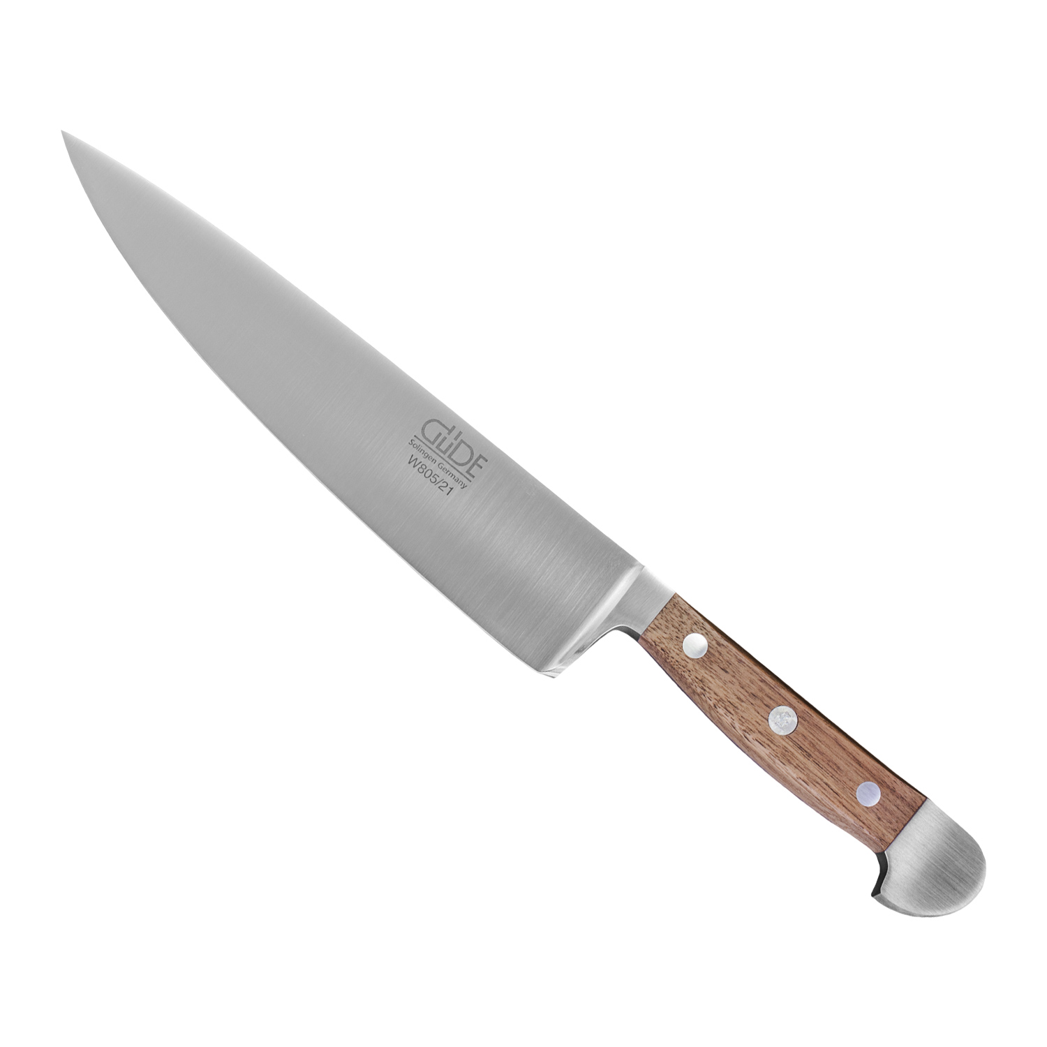 Güde - Kochmesser 21 cm Serie Alpha-Walnuss