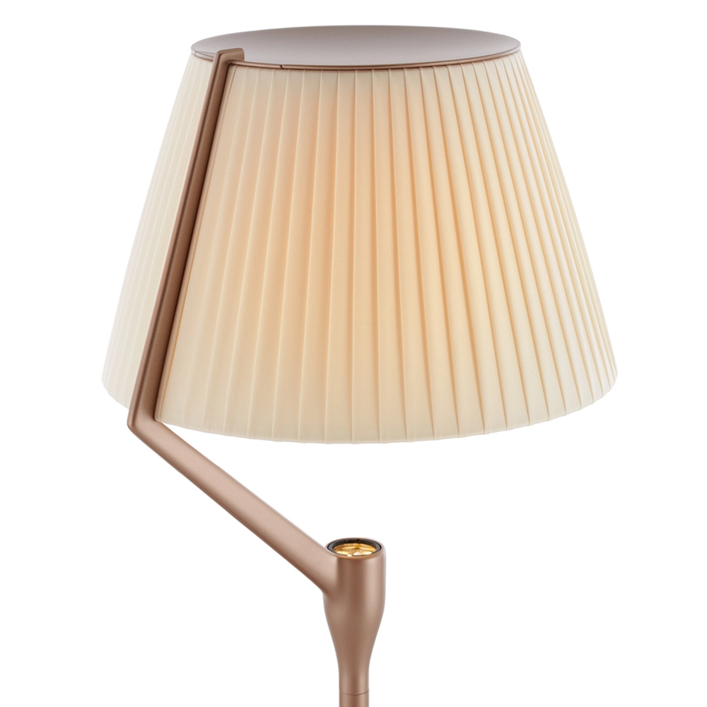 kartell angelo stone tischleuchte kupfer detail 102690
