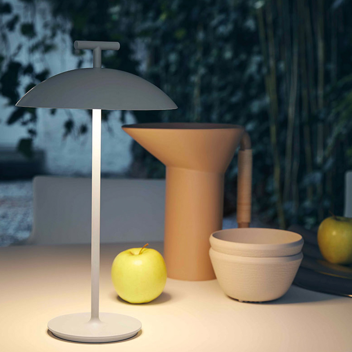 kartell mini geen a battery weiss leuchtendambiente 87510