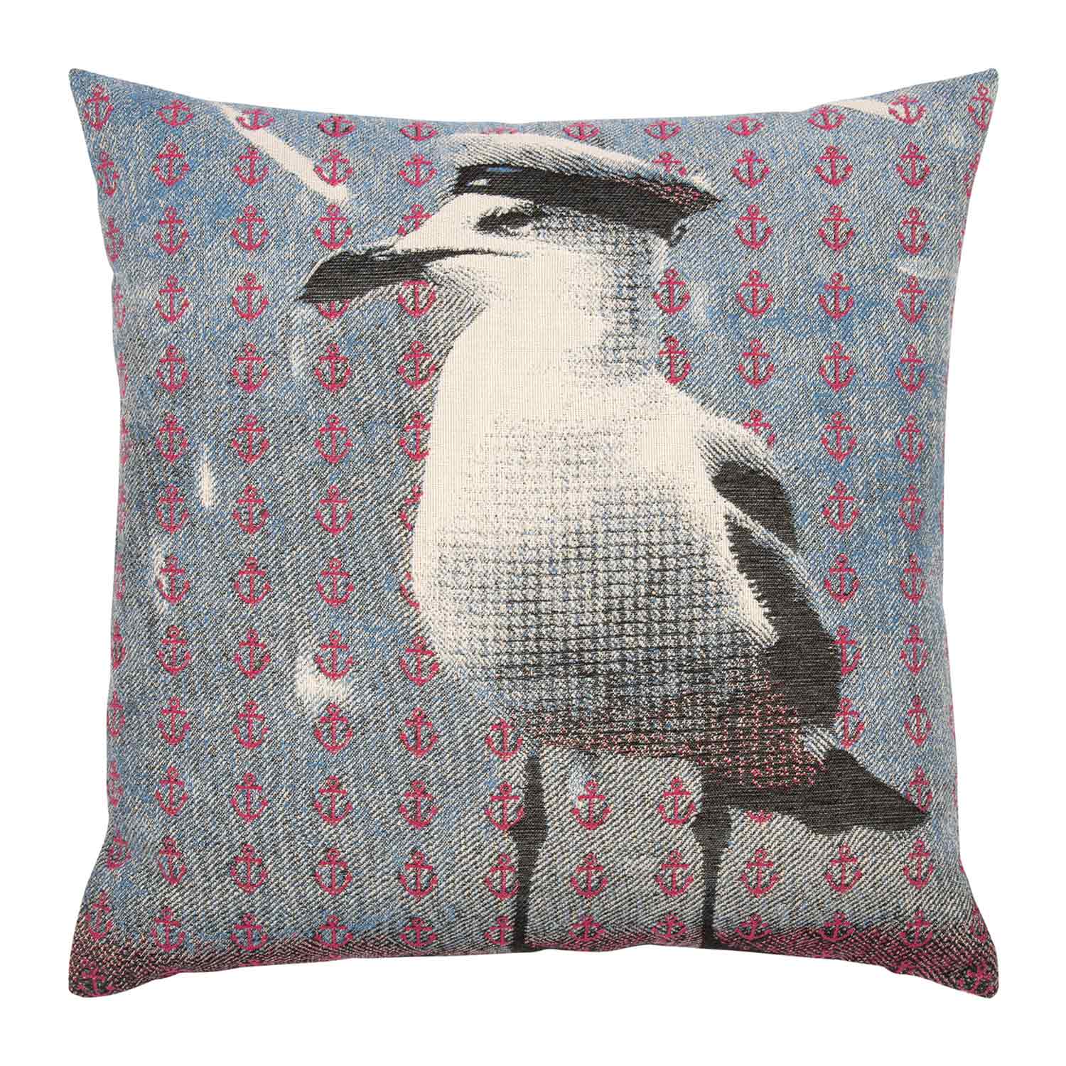 pad - Captain Kissenhülle 45x45 cm blau-pink