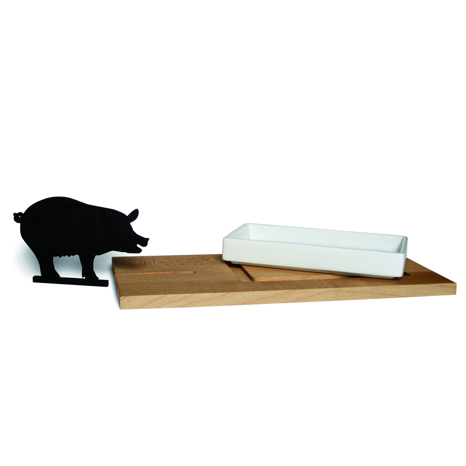 side by side Kresseschale Schwein