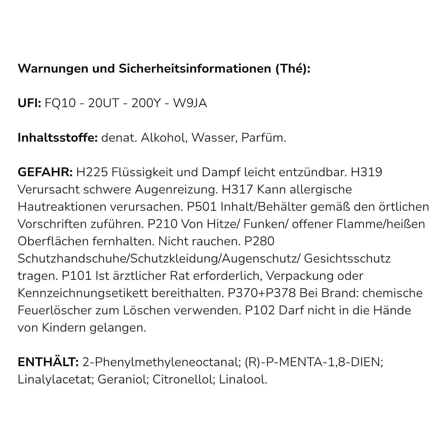 Culti Milano - Refill für Raumduft Thé 1000 ml