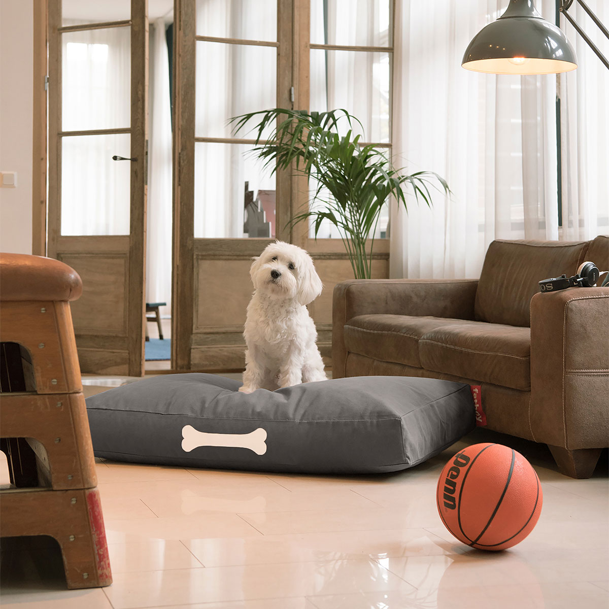 Fatboy - Doggielounge Canvas Recycled L charcoal grey