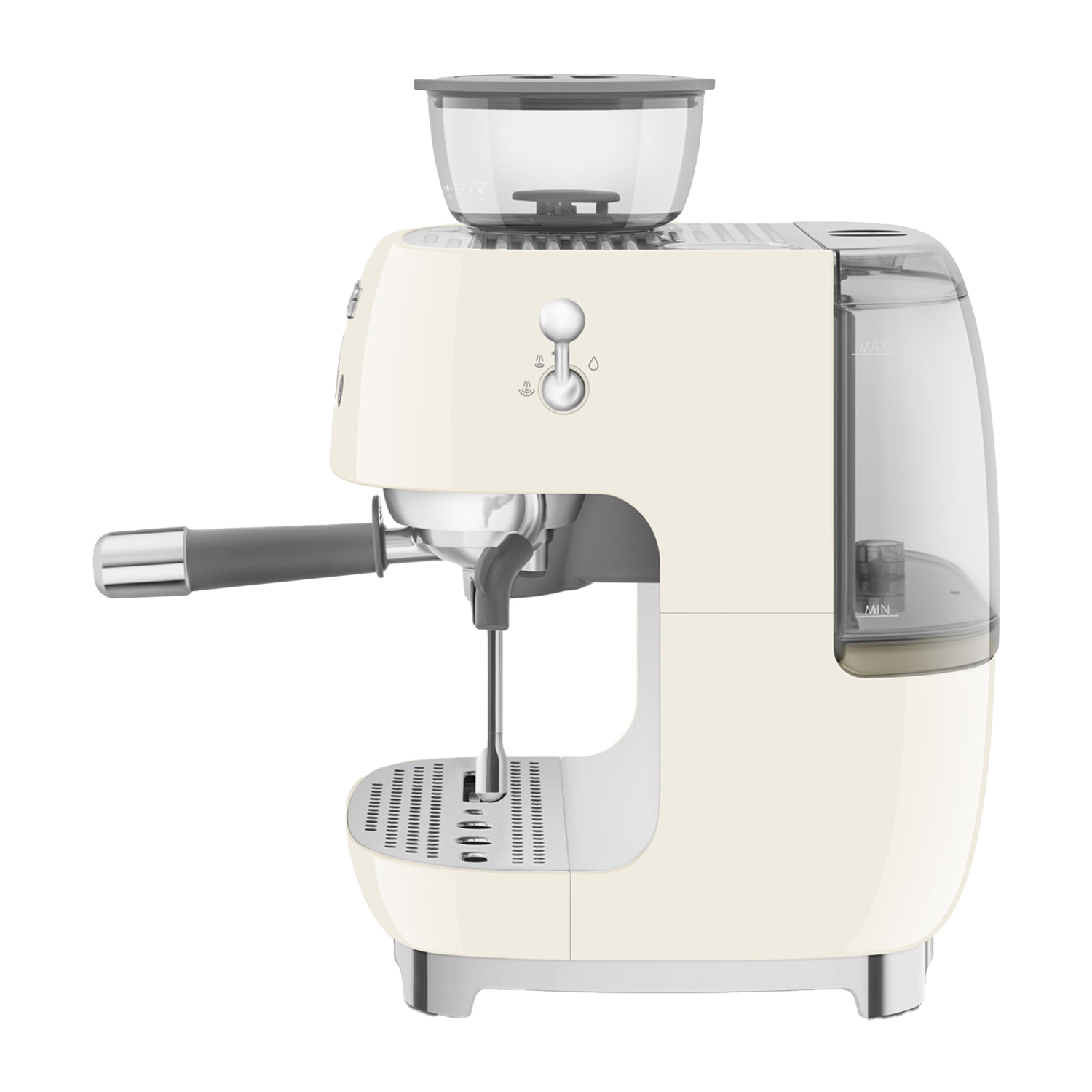 smeg egf03 siebtraeger espressomaschine creme links 95352