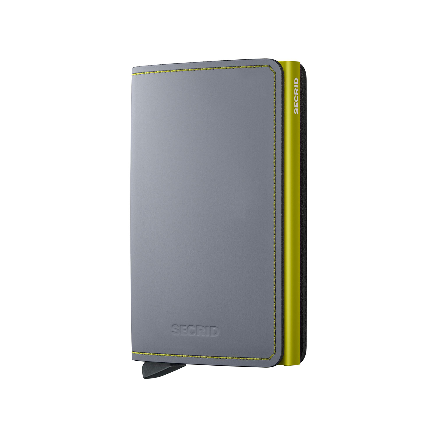 Secrid - Slimwallet Matte grau & lime