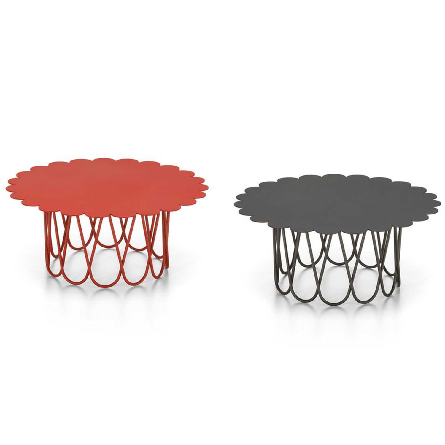 Vitra - Flower Beistelltisch klein anthrazit