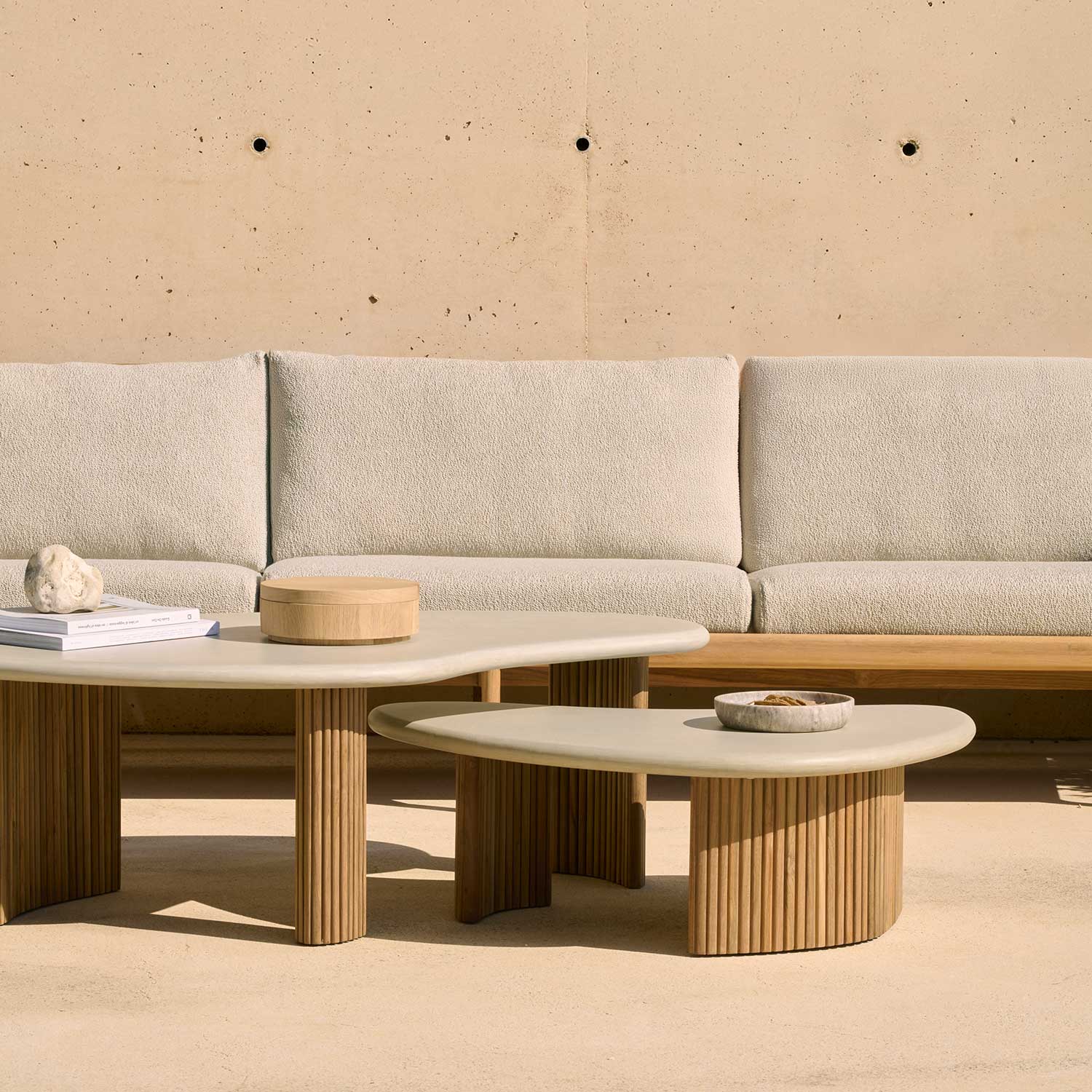 Ethnicraft - Boomerang Outdoor Couchtisch klein