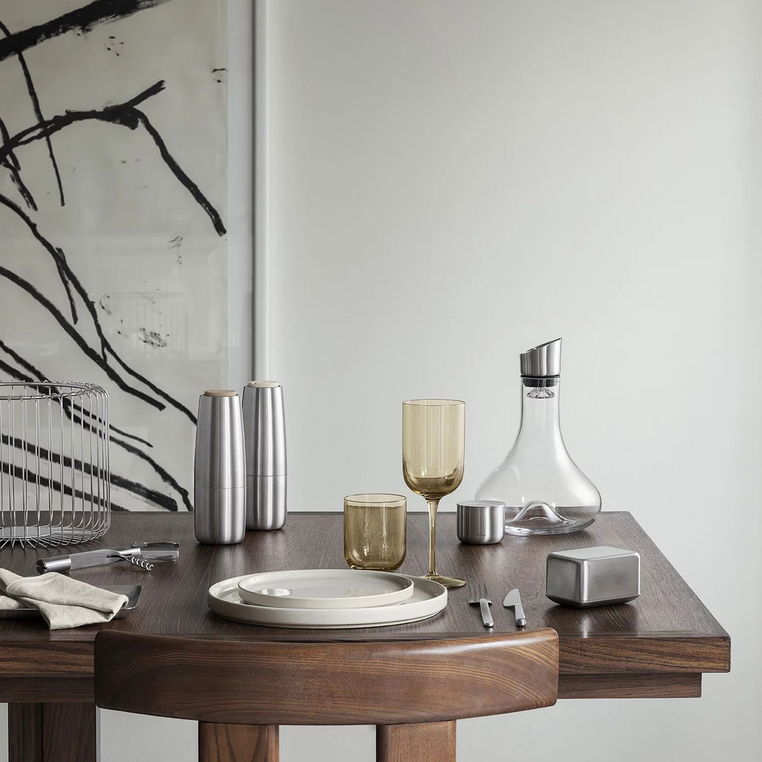 blomus - PILAR Speiseteller mirage gray