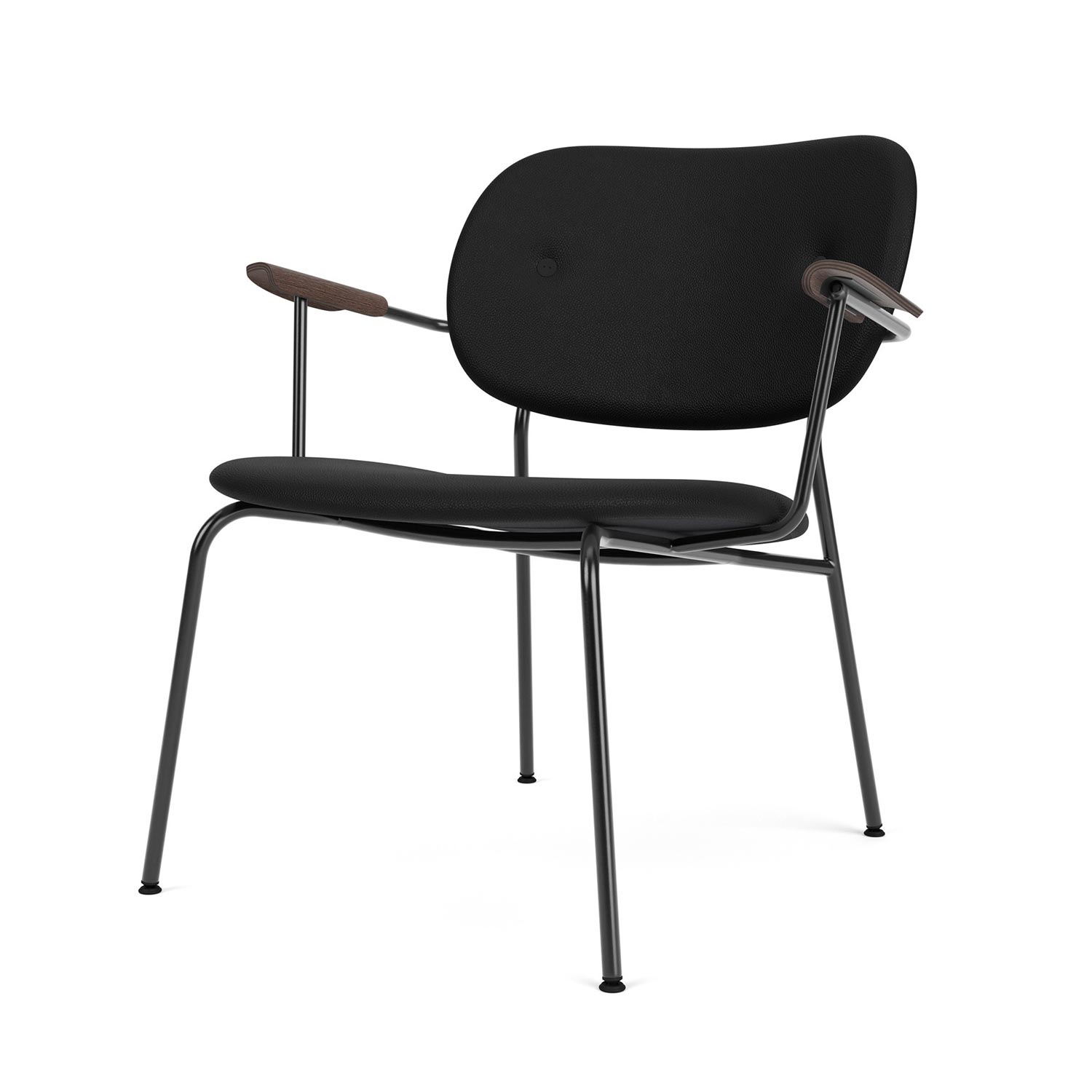 Audo - Co Lounge Chair schwarz/Dark Oak schwarz