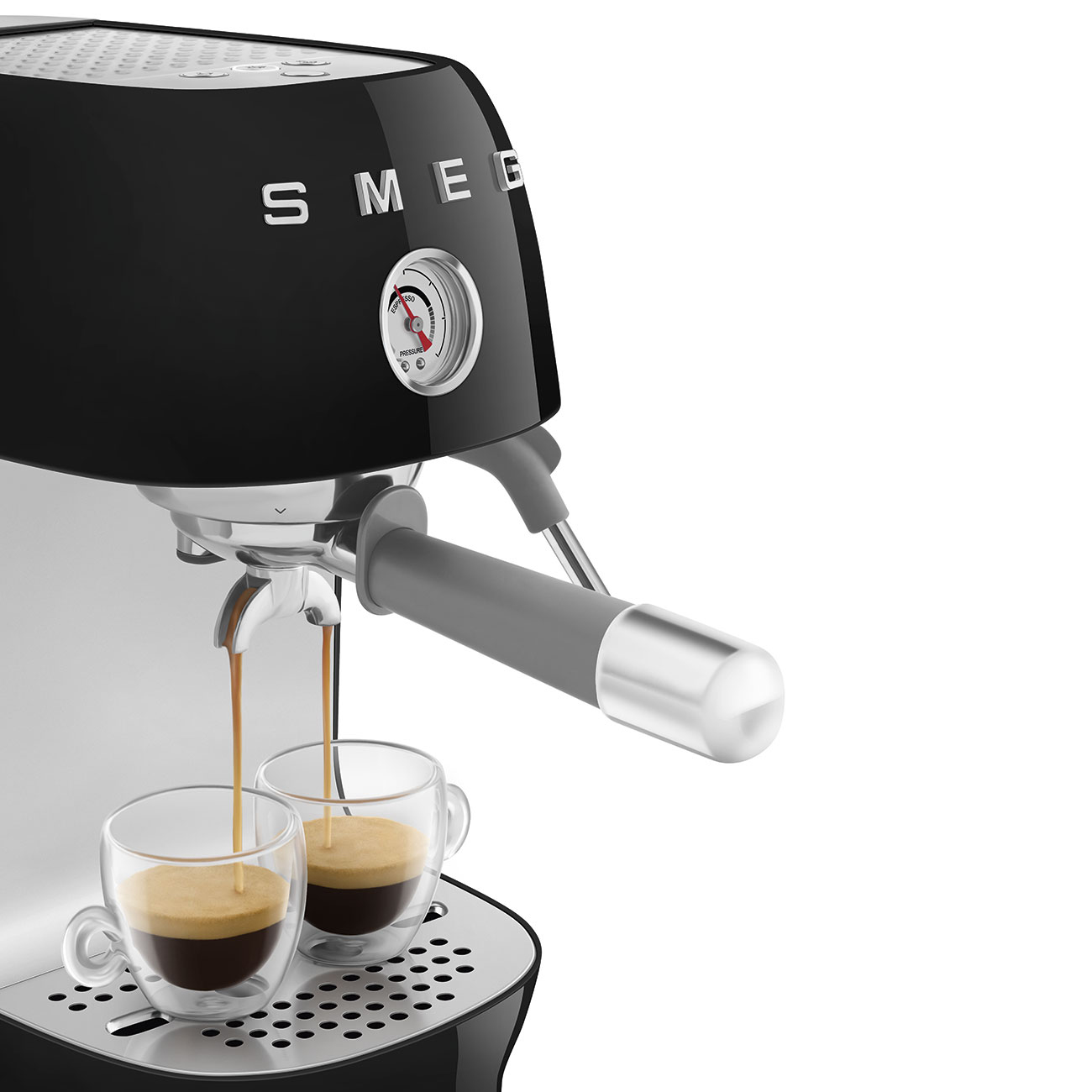 SMEG - Premium-Siebträger-Espressomaschine ECF03 creme