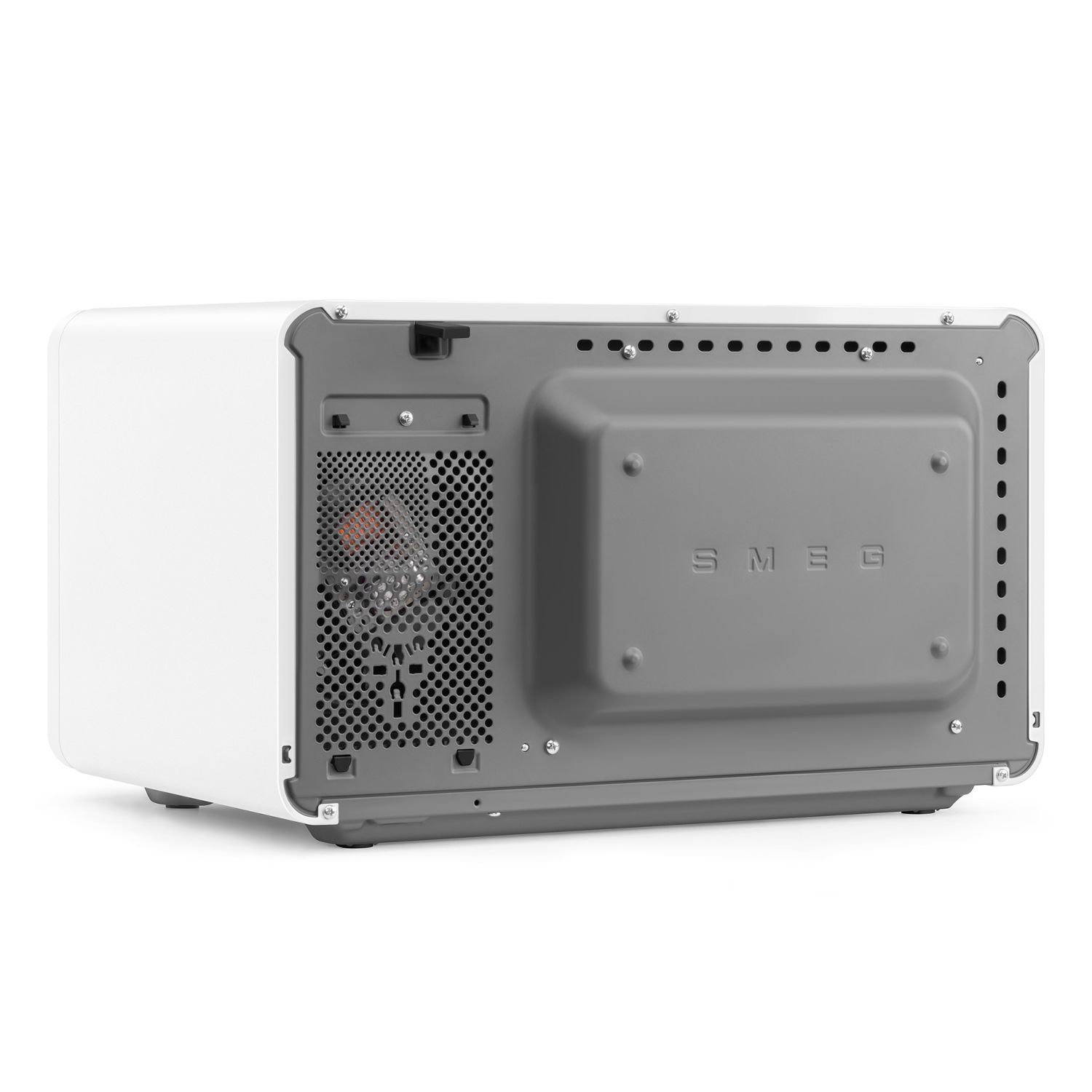 SMEG - Mikrowelle mit Grillfunktion MOC01 weiß