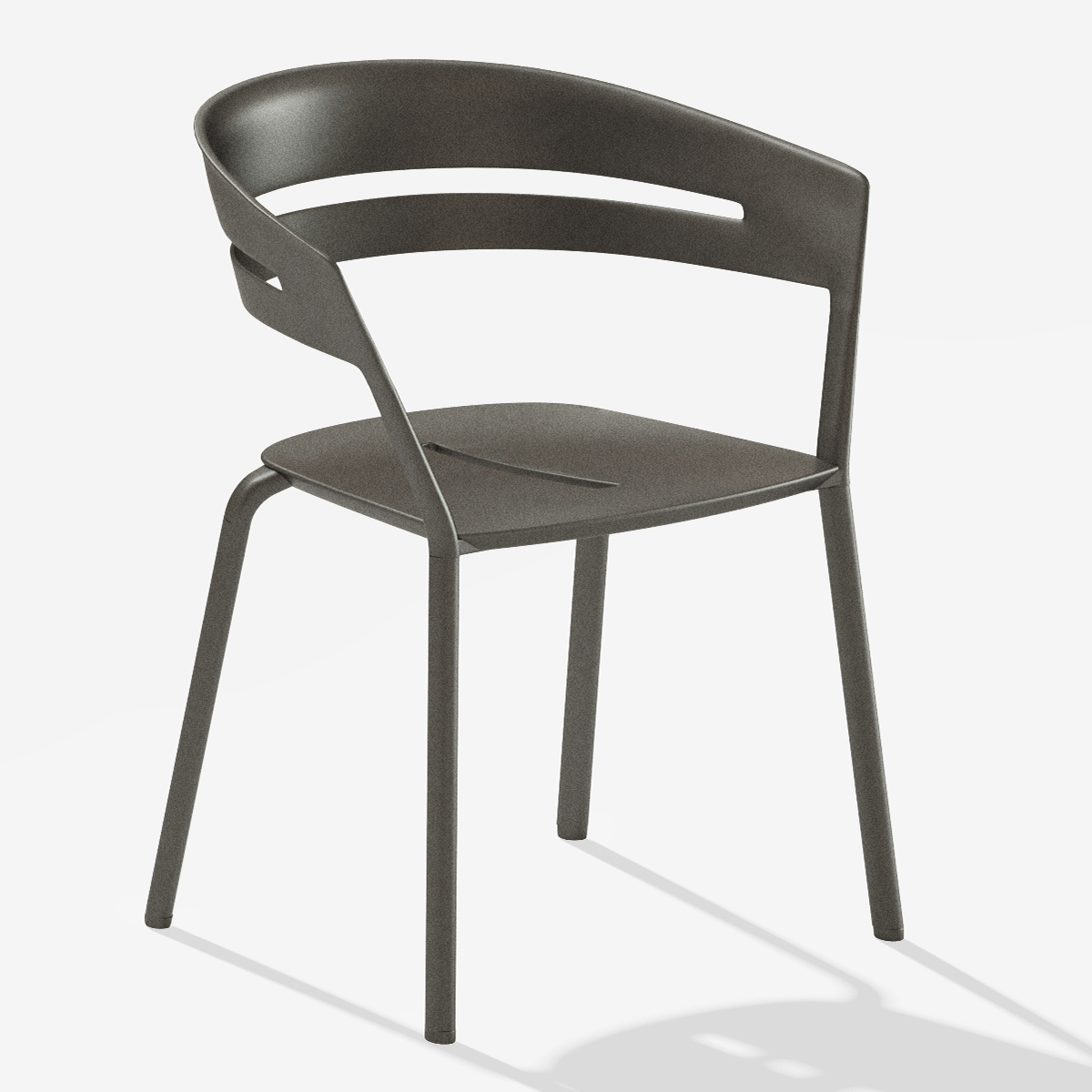 fast ria stuhl metallgrau 56465