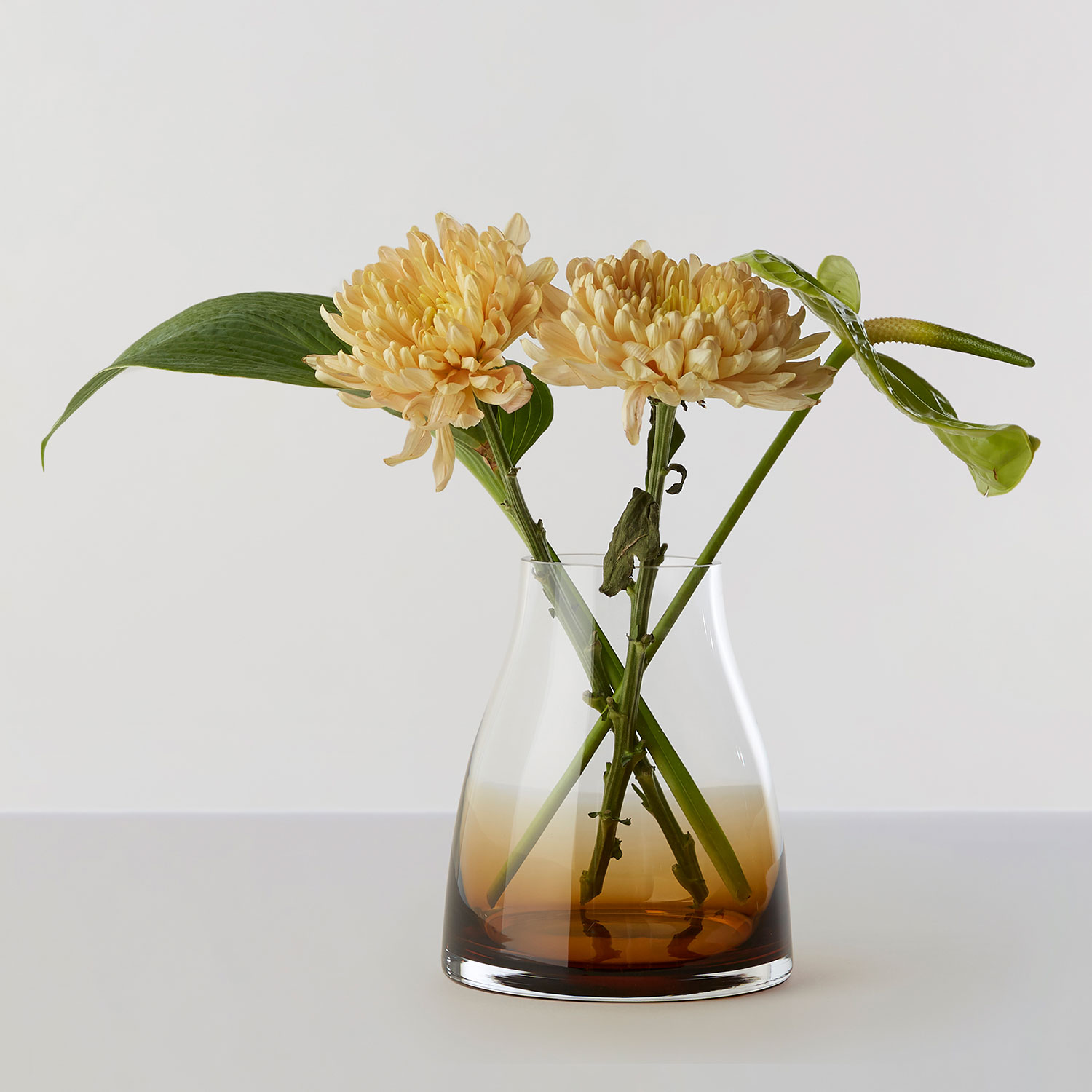 Ro Collection - Flower No. 2 Vase smoked grey