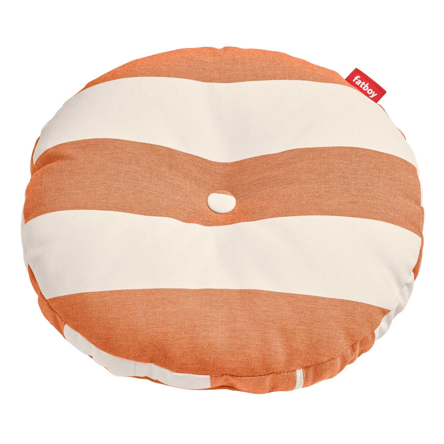 Fatboy - Circle Outdoor Kissen stripe orange creme