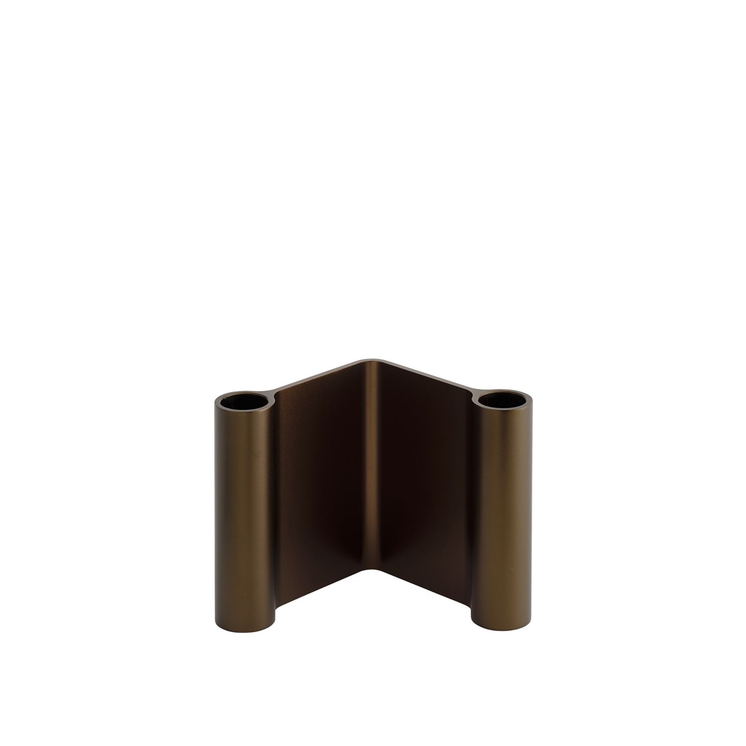 Muuto - Pair Kerzenhalter 11 cm braun
