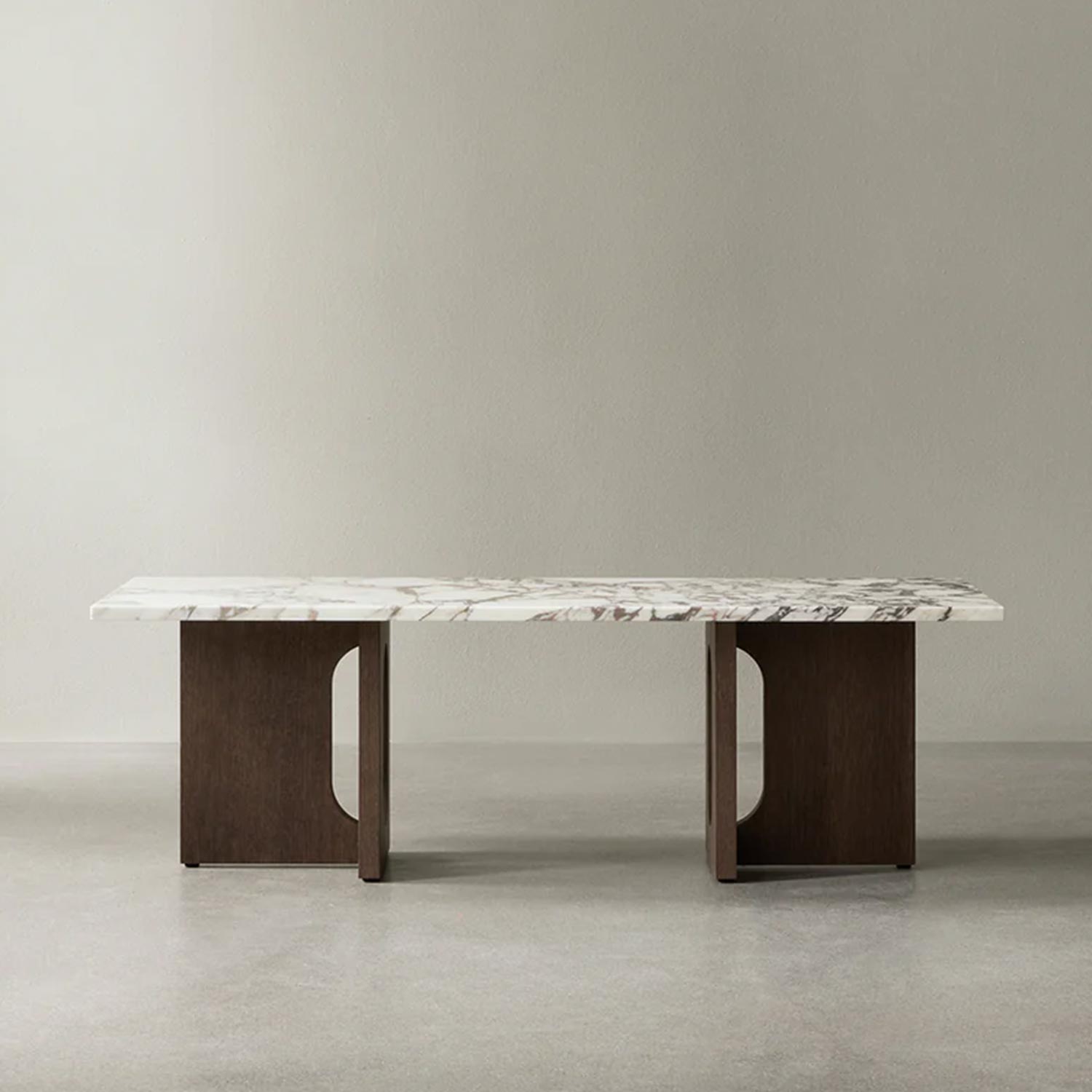 Audo - Androgyne Loungetisch Natural Oak/Grey Galaxy Marble