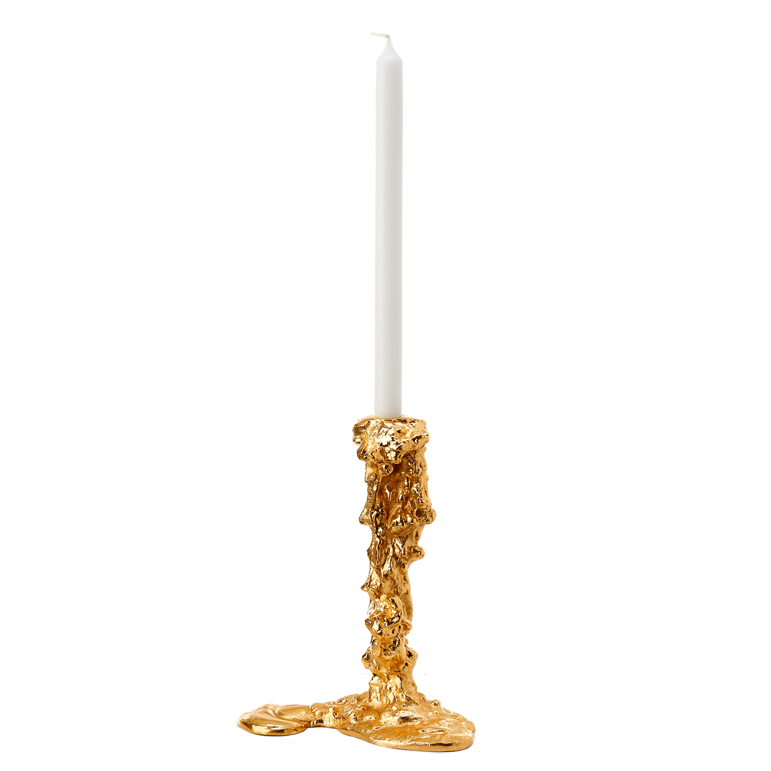 pols potten drip kerzenstaender gold l kerze 95191