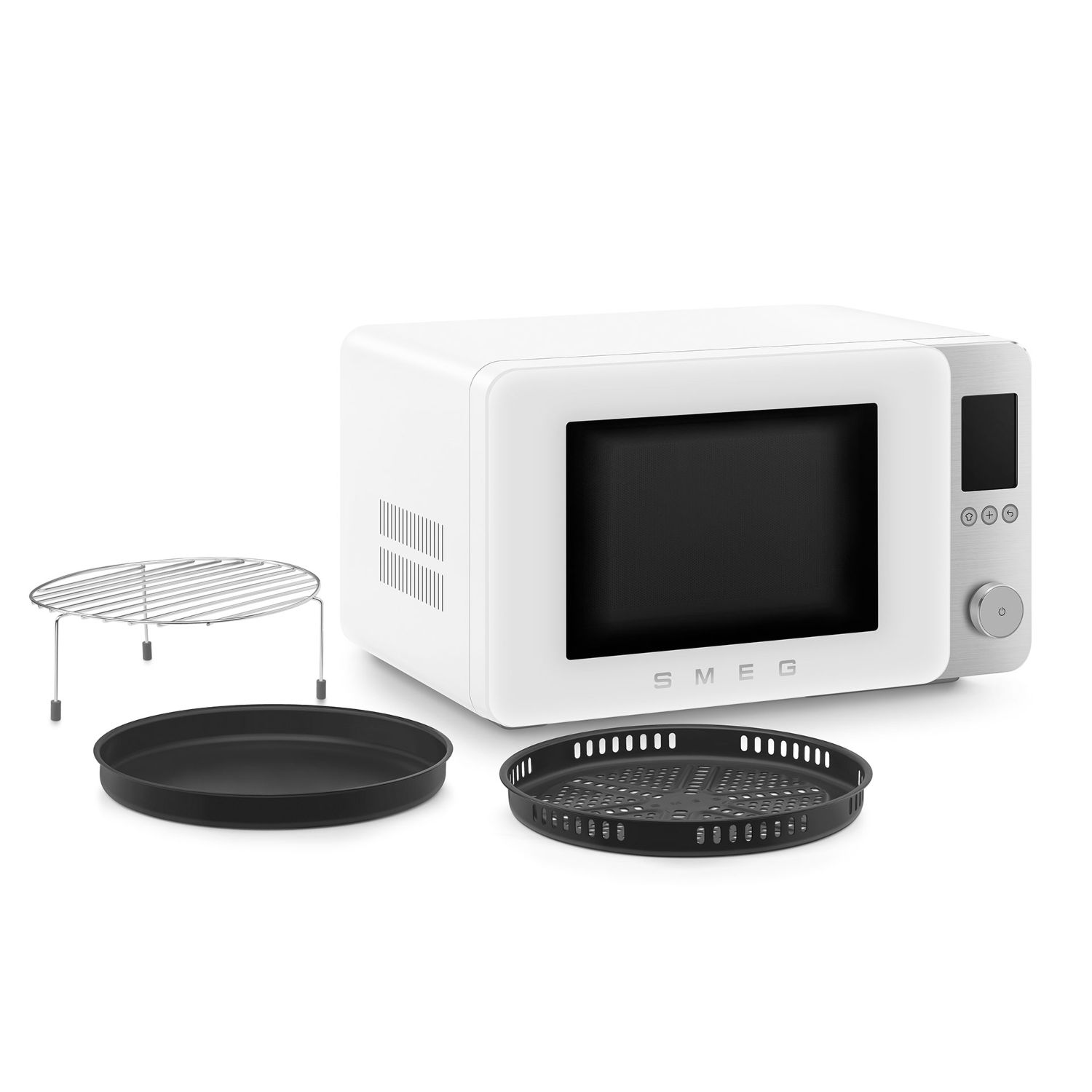 SMEG - Kombi-Mikrowelle mit Air Fry MOC02 weiß