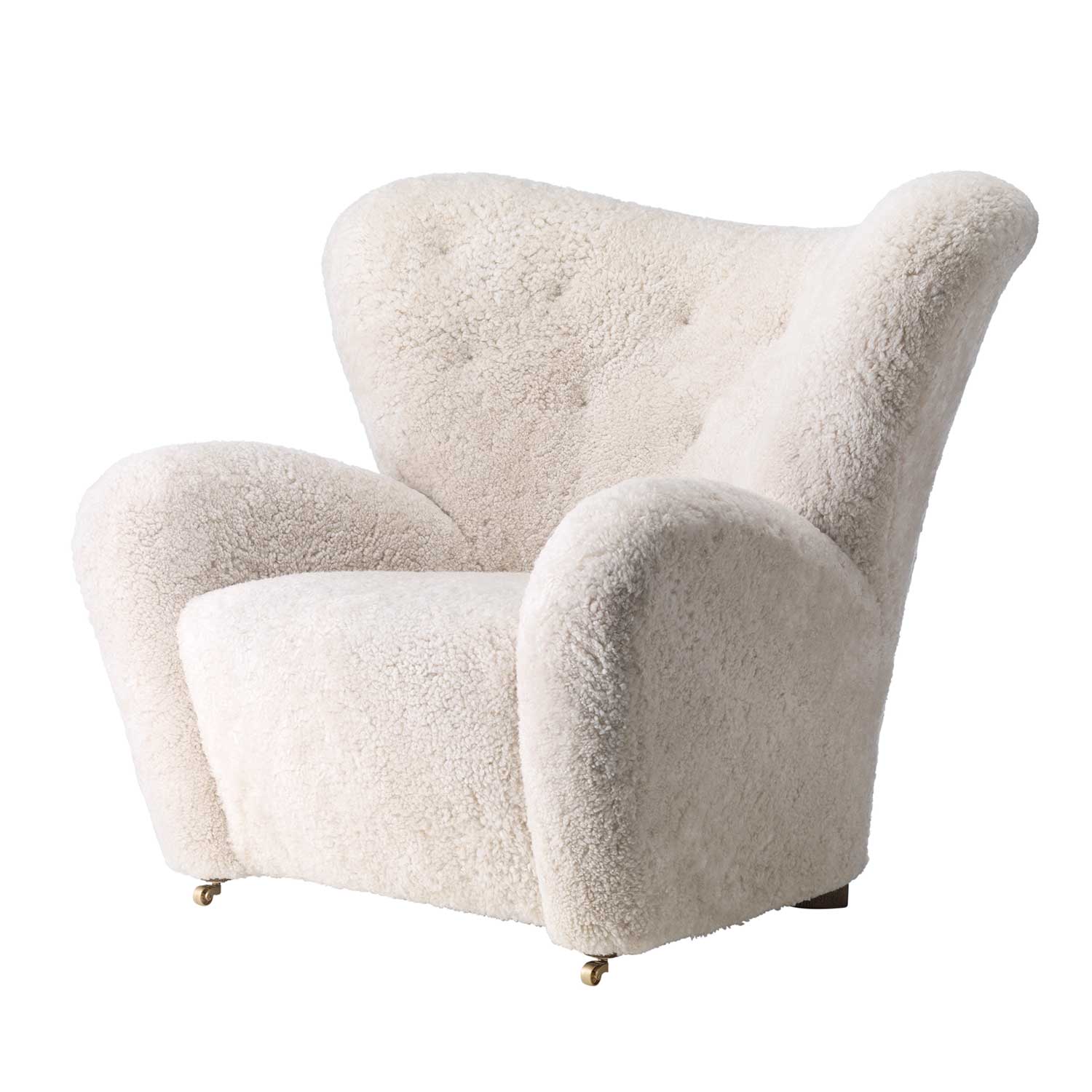 Audo - The Tired Man Loungesessel Dark Stained Oak/Moonlight