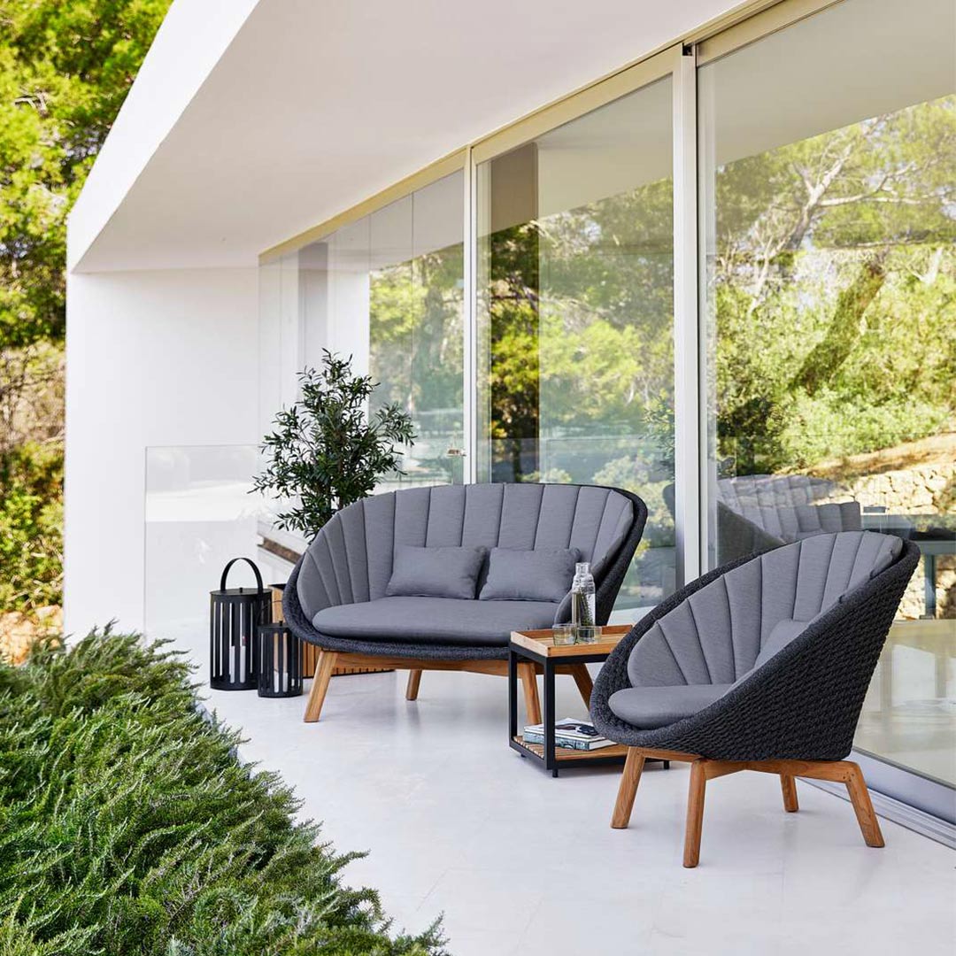 cane line peacock 2 sitz sofa outdoor 79414