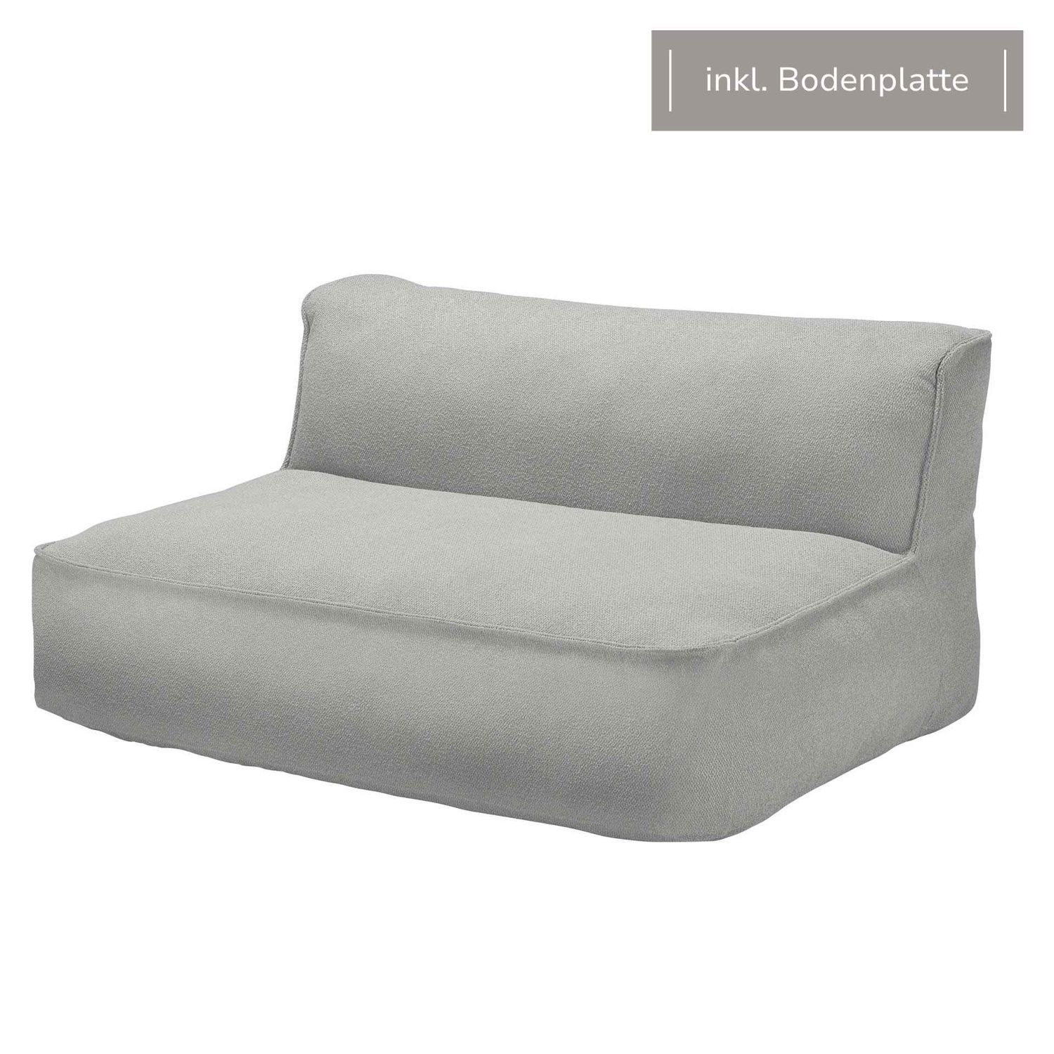 blomus - GROW Cloud Bouclé 2-Sitzer Modul 3 + Bodenplatte