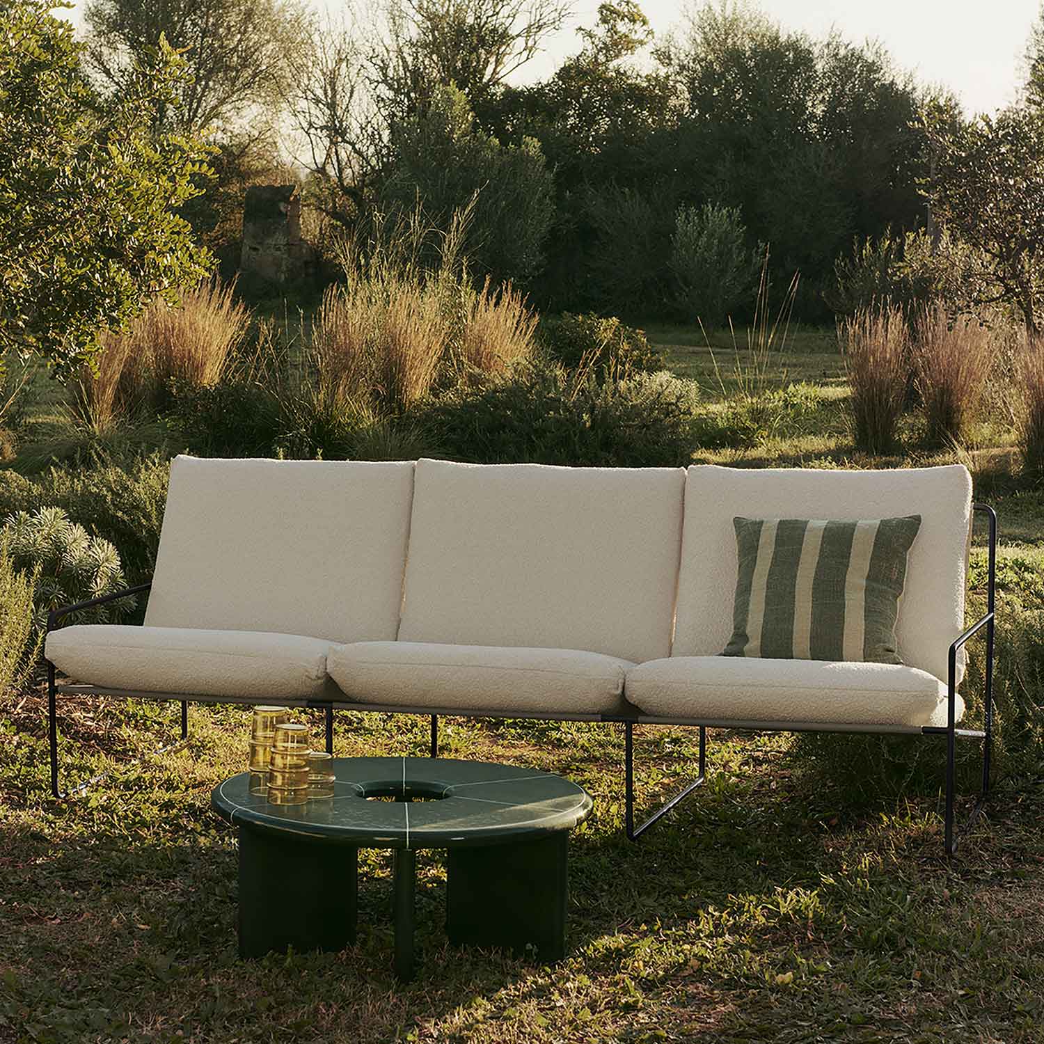 Ferm Living - Oleo Kissen natural/sugar kelp