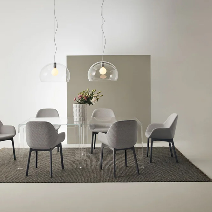 Kartell - K-Lim Outdoor-Teppich 240x170 cm anthrazit/mandel