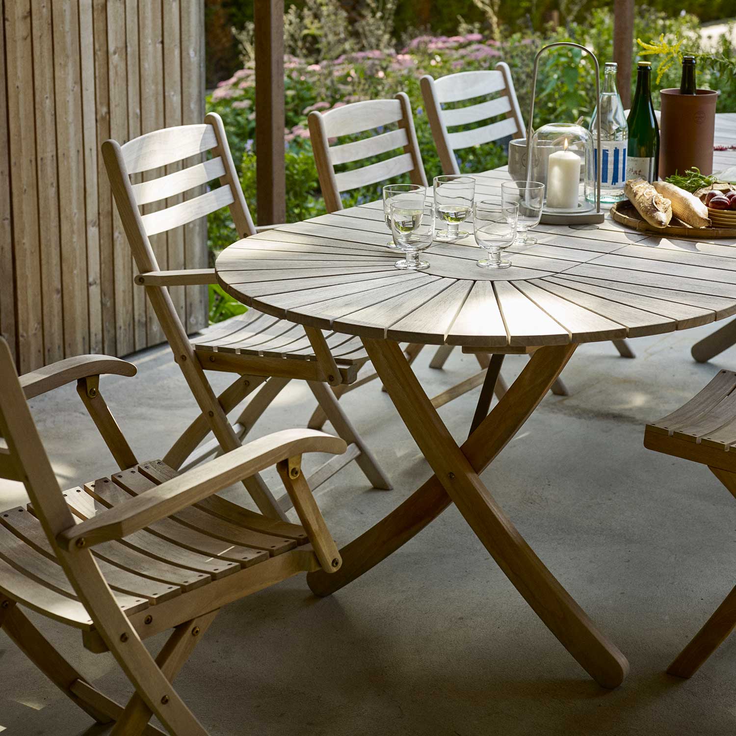 skagerak selandia tisch oval mit stuehle 68186