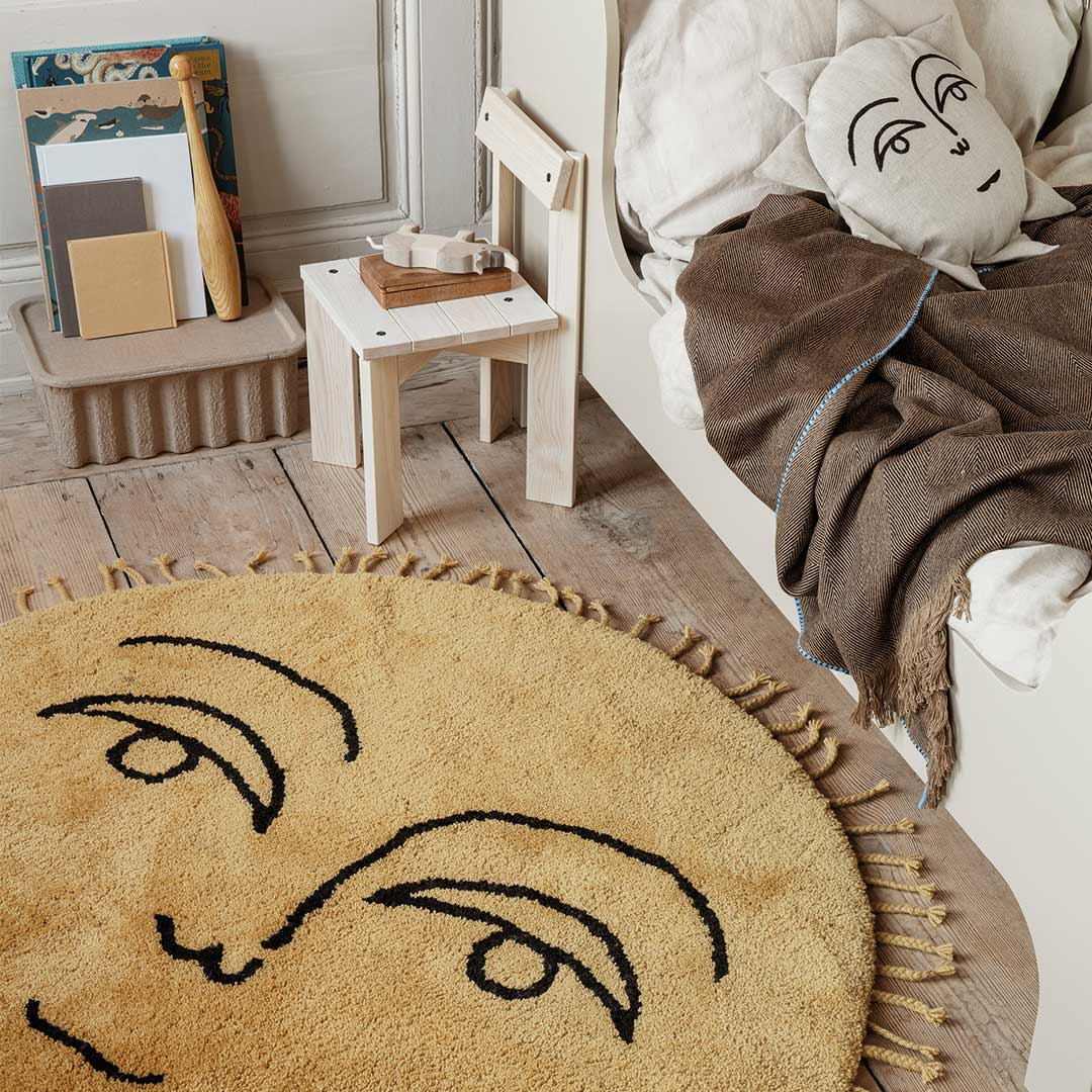 ferm living sun kissen teppich 81646