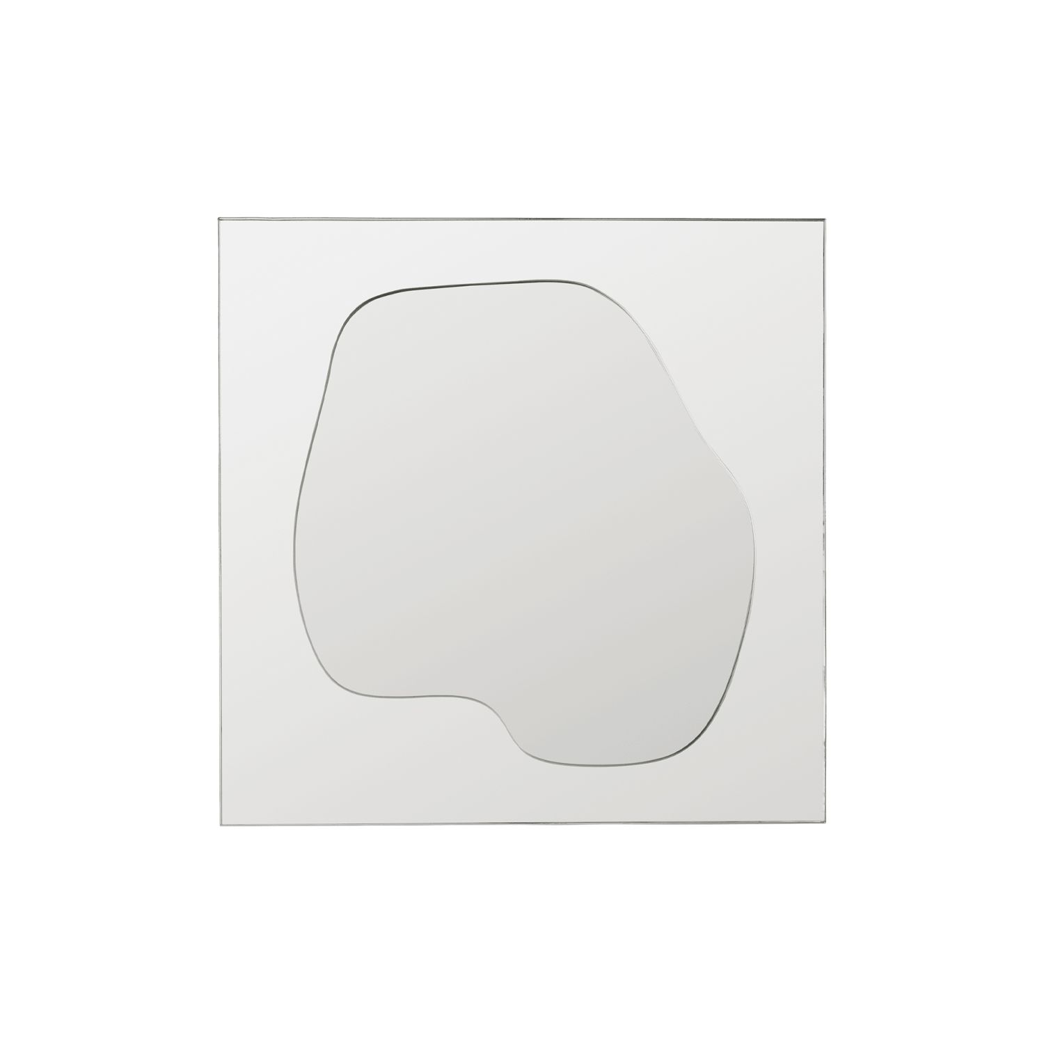 Ferm Living - Folia chrom Spiegel H 45 cm