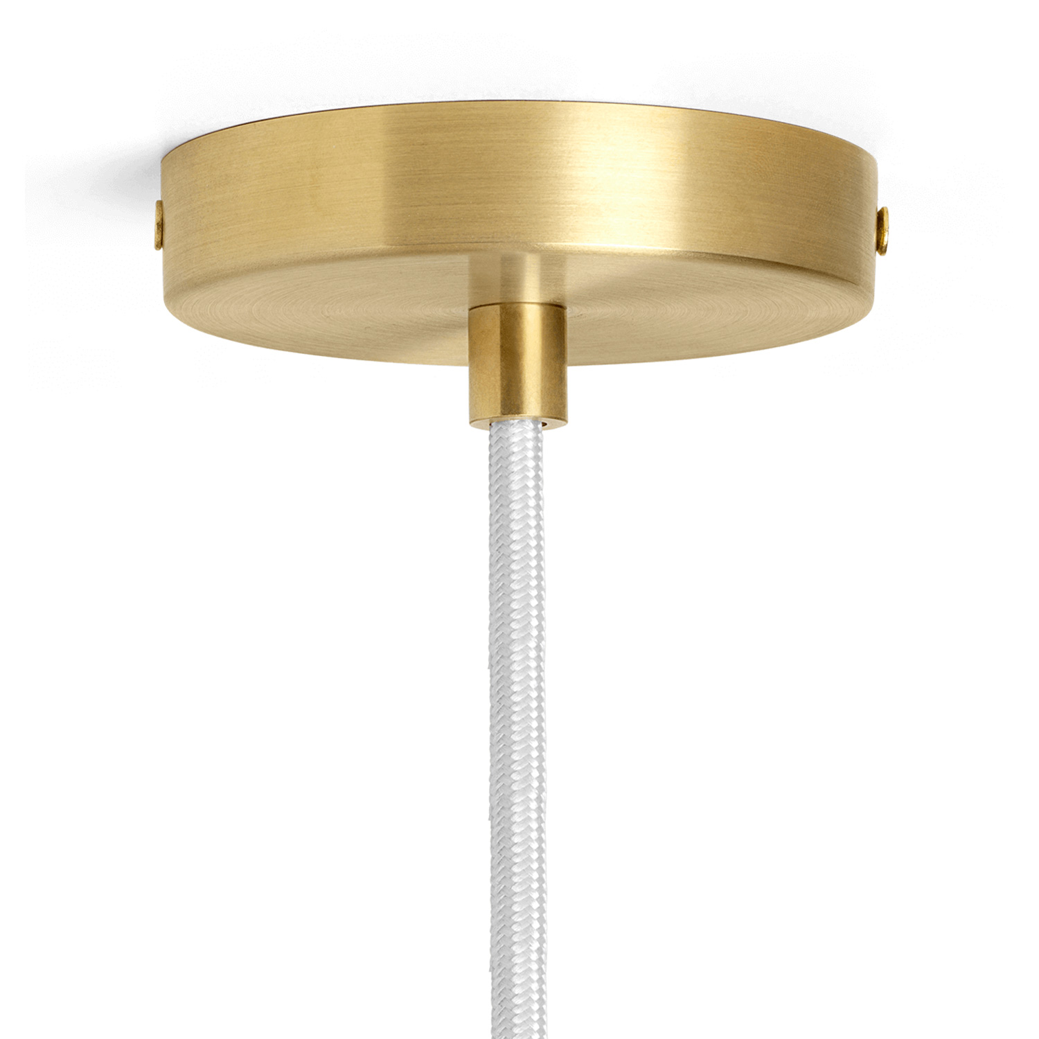 Ferm Living - Vuelta Pendellampe II 100 cm weiß/messing