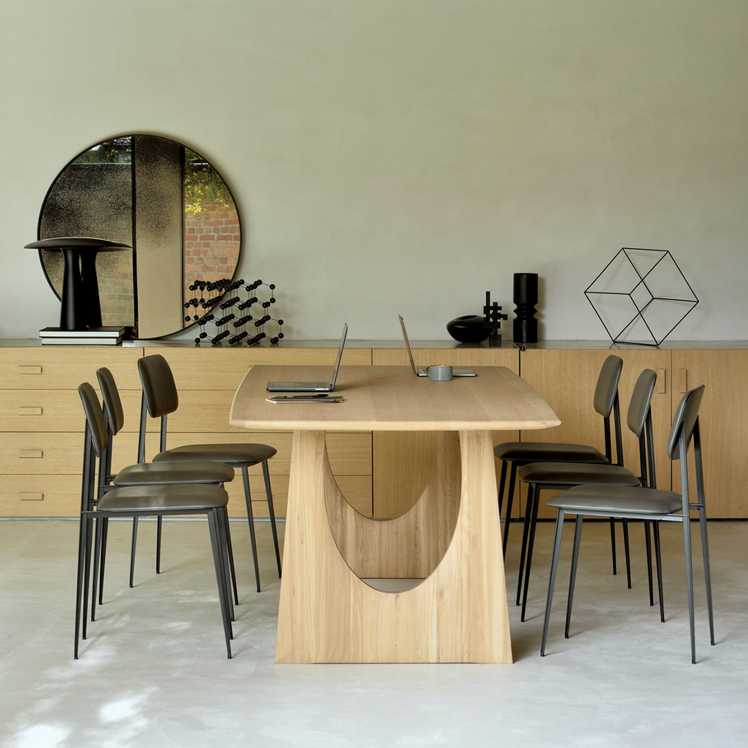 ethnicraft geometric esstisch eiche ambiente konferenz tisch 88658
