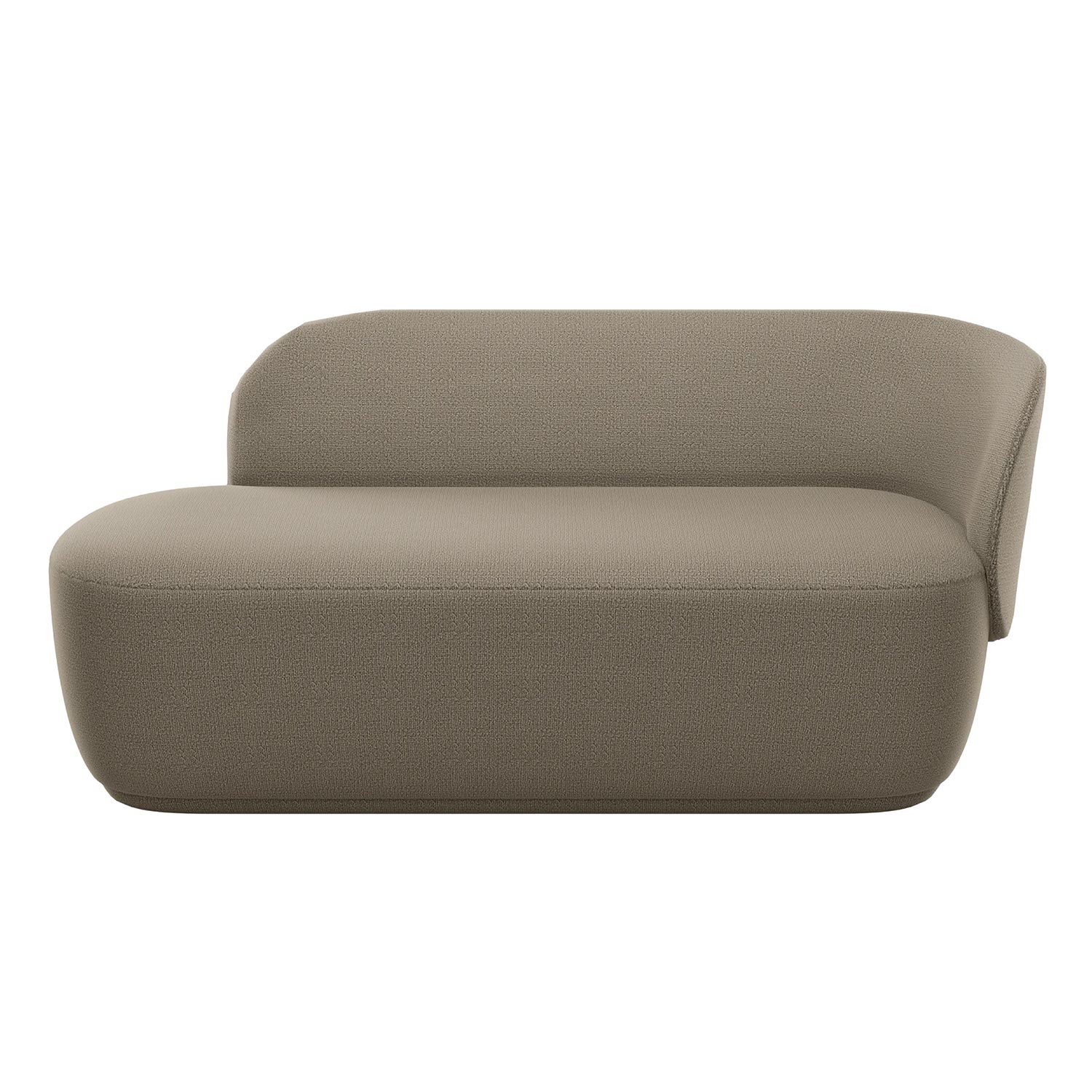 blomus - KUON Chaiselongue Boucla shitake rechts
