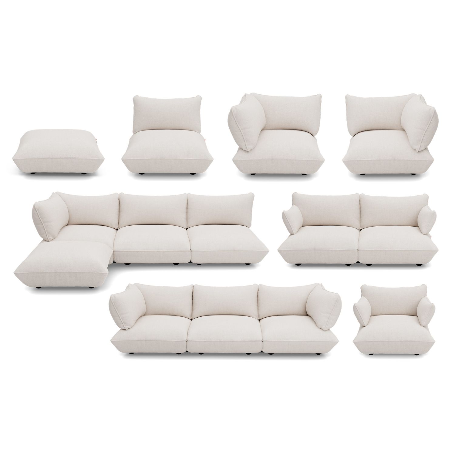 Fatboy - Sumo Hocker Bouclé recycled creme