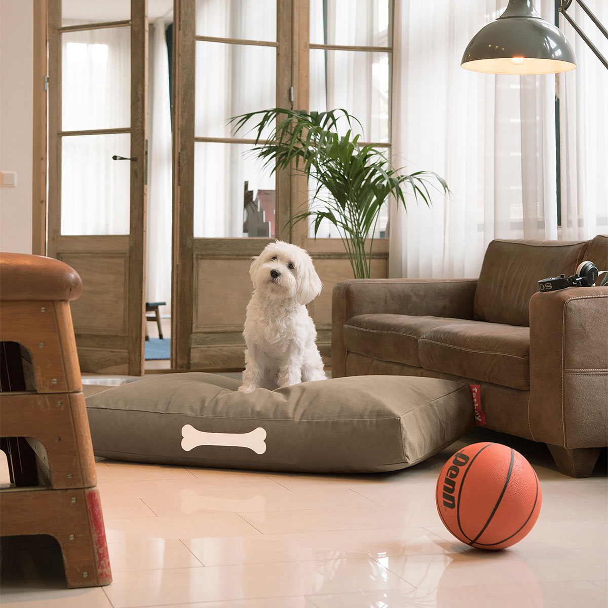Fatboy - Doggielounge Canvas Recycled L taupe grey