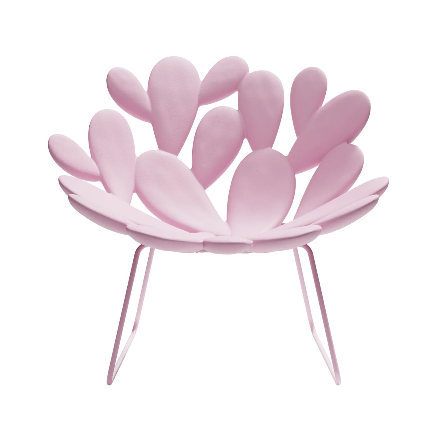 Qeeboo - Filicudi Armchair mit Kufengestell pink