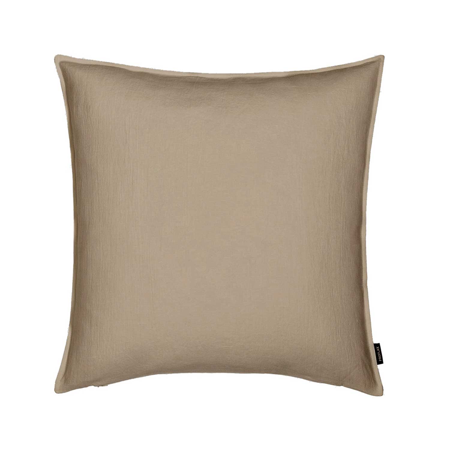 Proflax - Leinen Kissenhülle 40 x 40 cm light brown