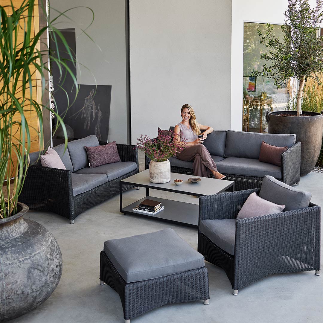cane line level couchtisch lavagrey 78867