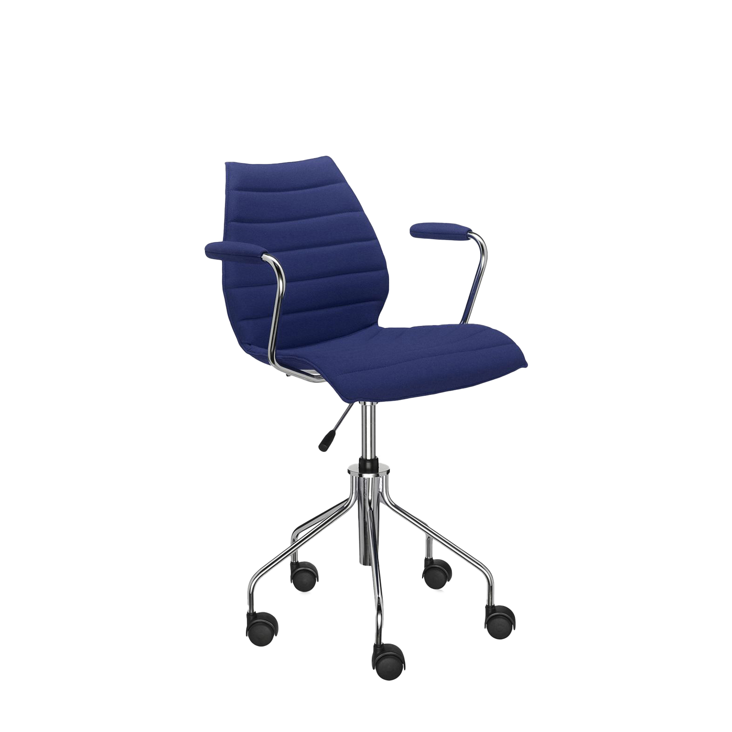 Kartell - Maui Soft Drehstuhl trevira blau
