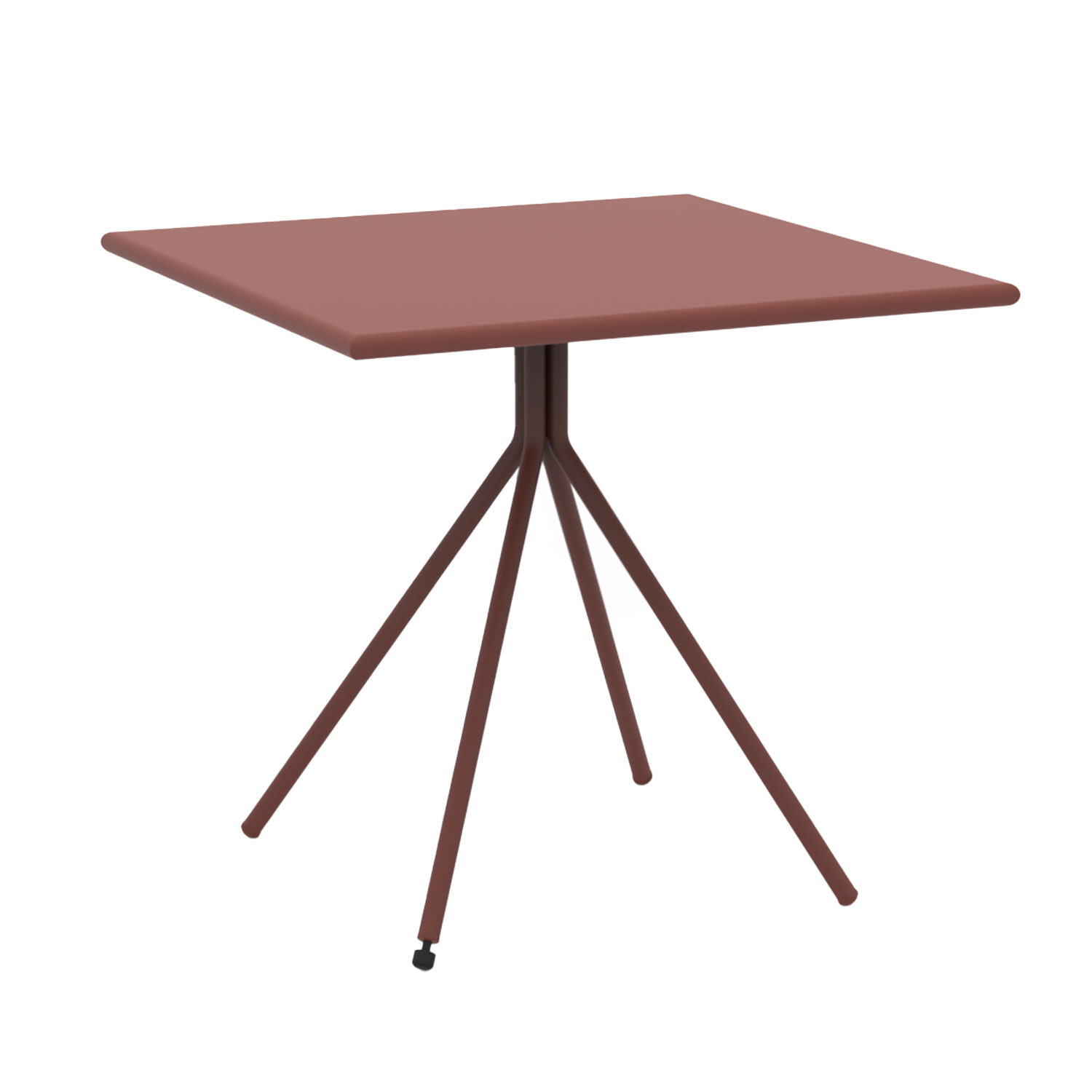 Vermobil - Twist Tisch 80x80 cm terracotta