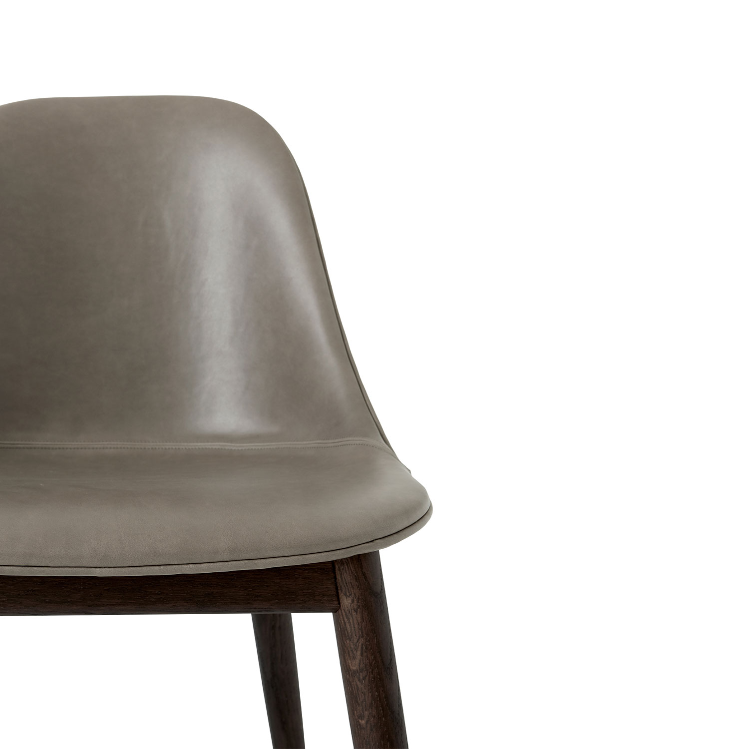 Audo - Harbour Holz/gepolstert niedrig Dark Oak/Fiord