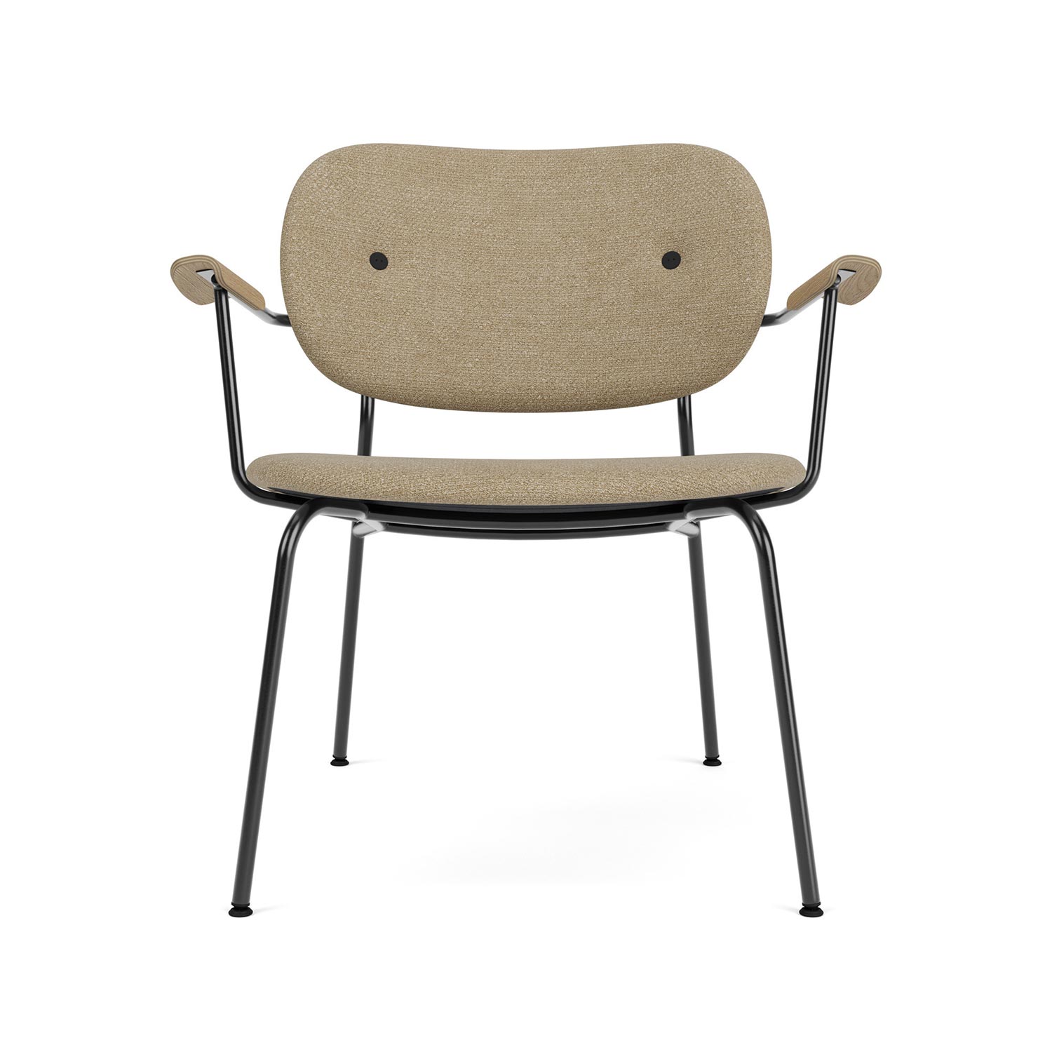 Audo - Co Lounge Chair schwarz/Dark Oak schwarz