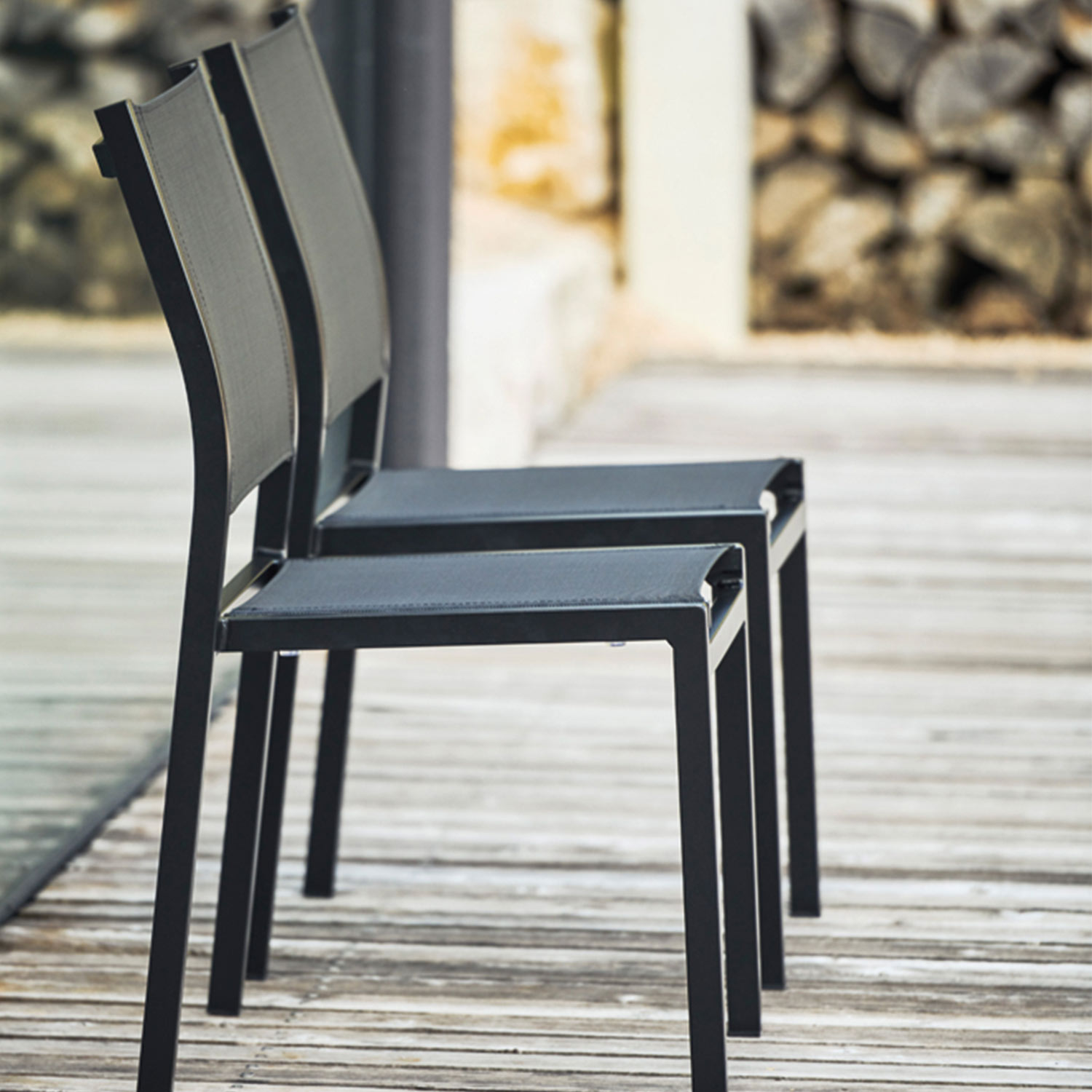 fiam aria stapelstuhl schwarz 79055