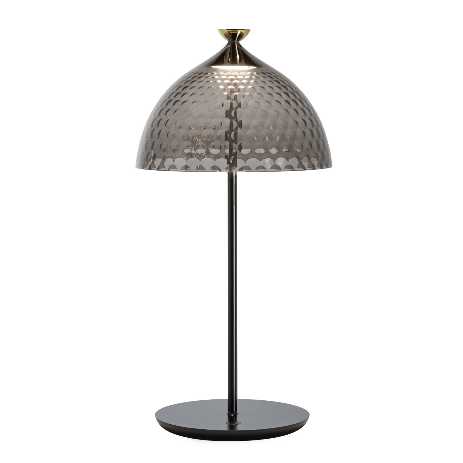 Kartell - Pumo Tischlampe rauchschwarz