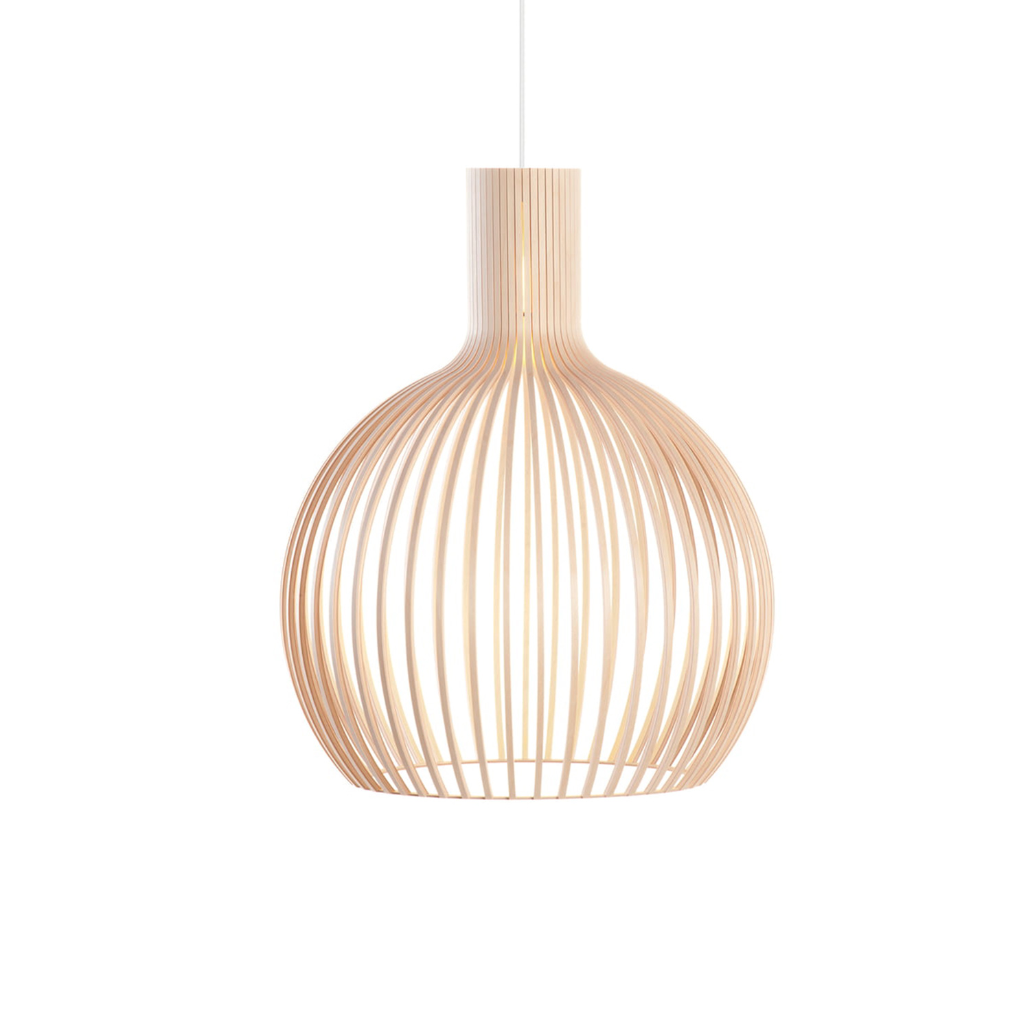 secto design octo pendelleuchte birke small 72171