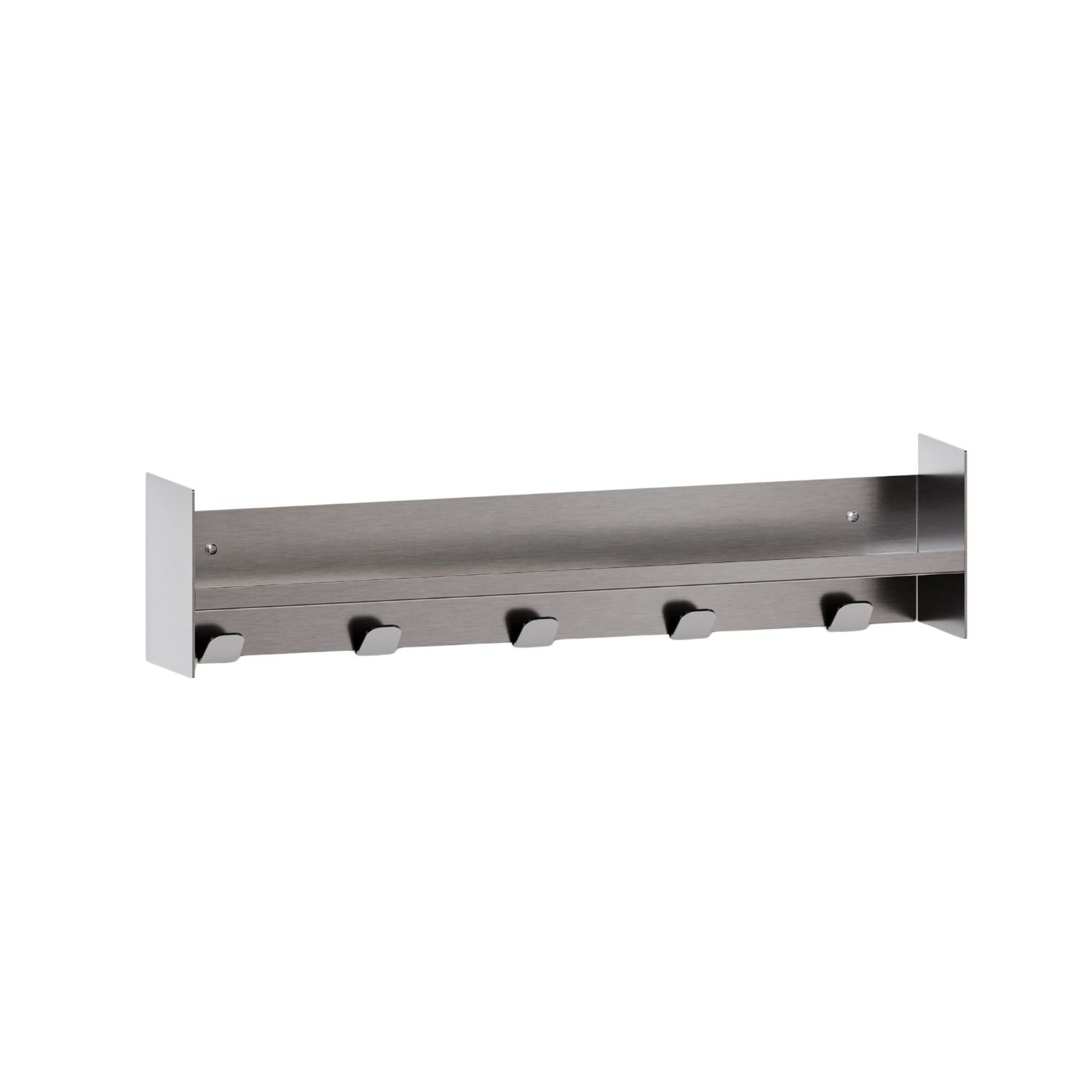 Tiptoe - PLI Slim CORE Wandgarderobenregal 60x10cm edelstahl