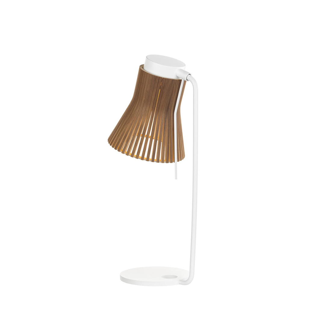 secto design tischleuchte petit walnuss 72127
