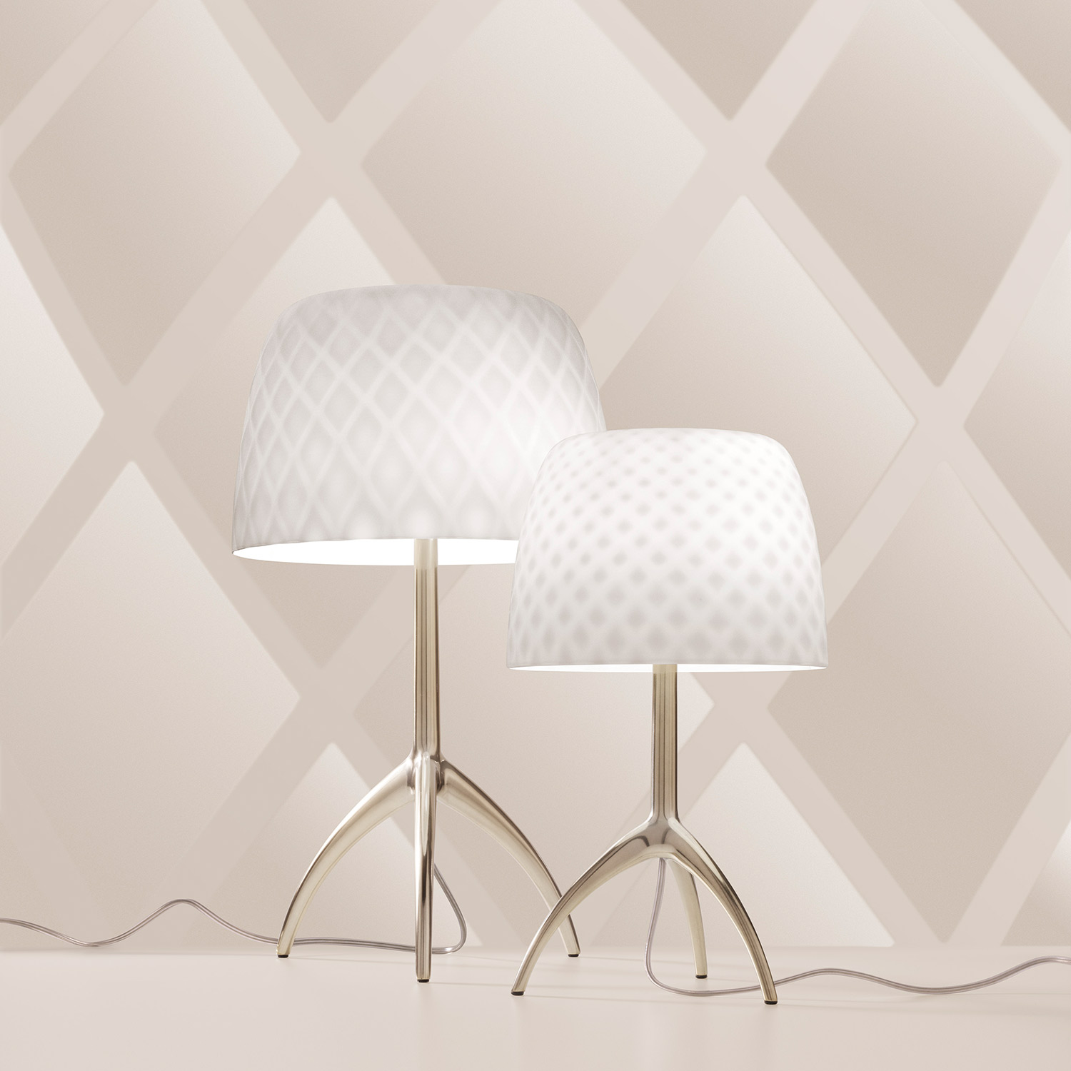 foscarini lumiere 30th tischlampe bulles pastilles piccolo grande 93991
