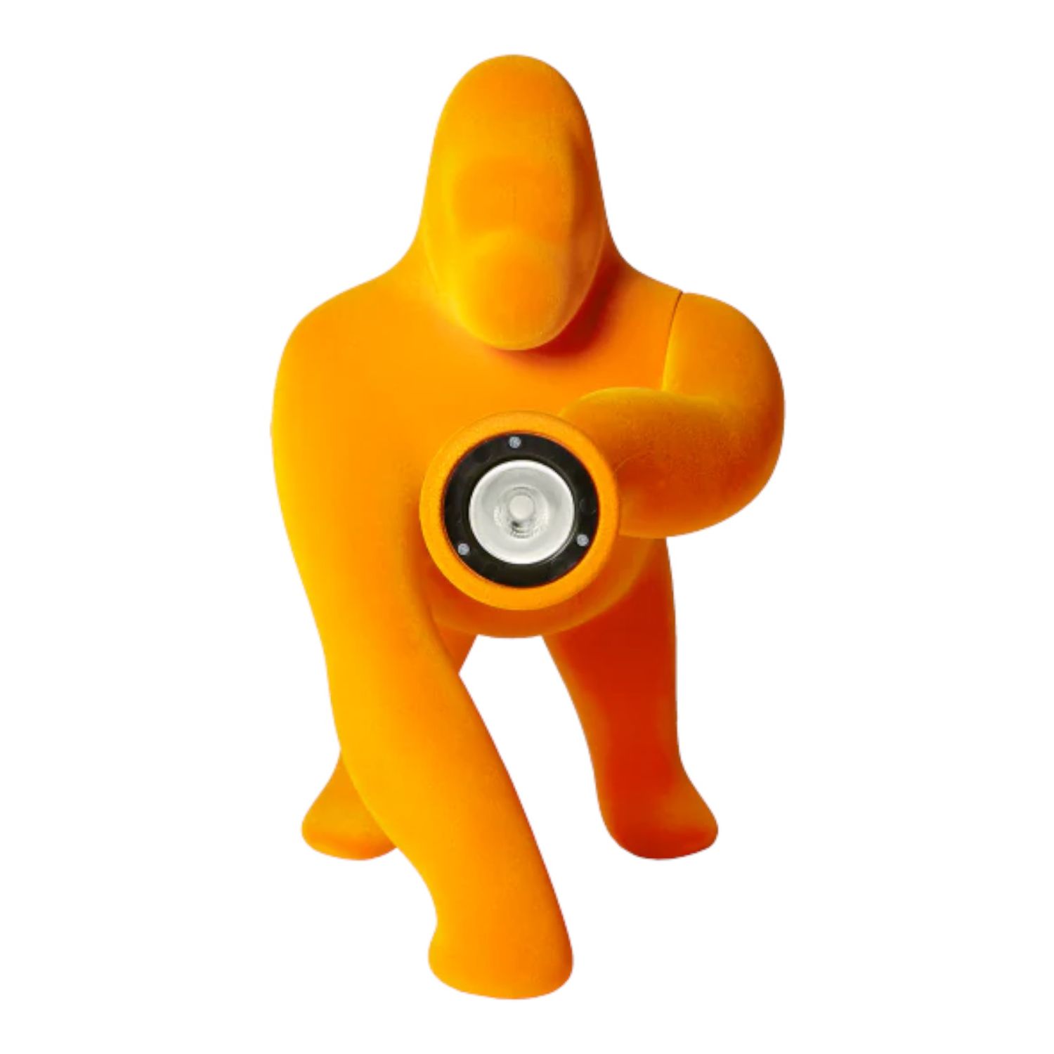 Qeeboo - Kong XS Velvet Finish Tischleuchte dark gold