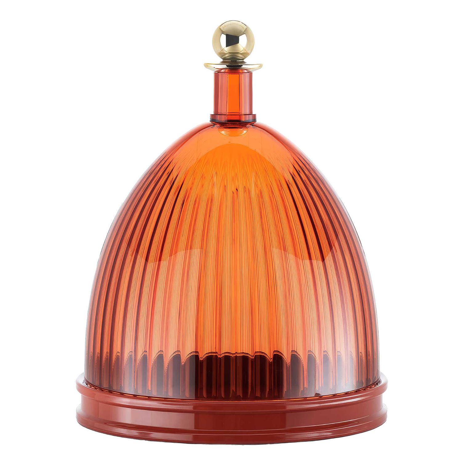 Kartell - La Coupole Servierglocke bernstein